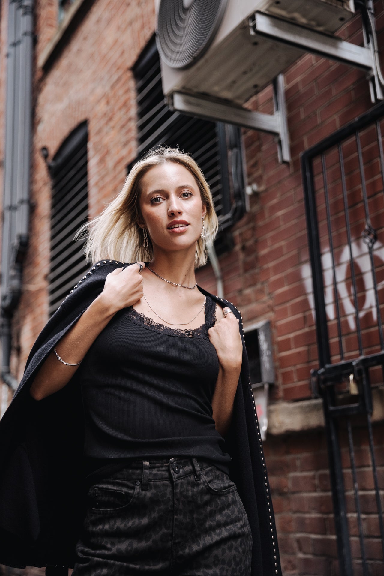 Débardeur dentelle Femme Dansy Lace black | Freeman T. Porter
