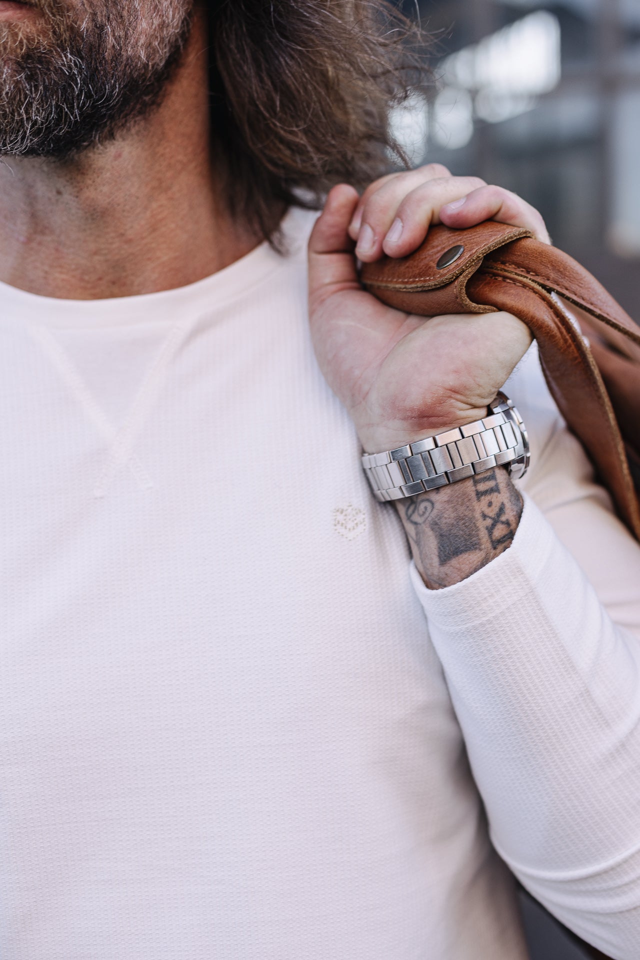 T-shirt Homme Pharell Relievo off white | Freeman T. Porter