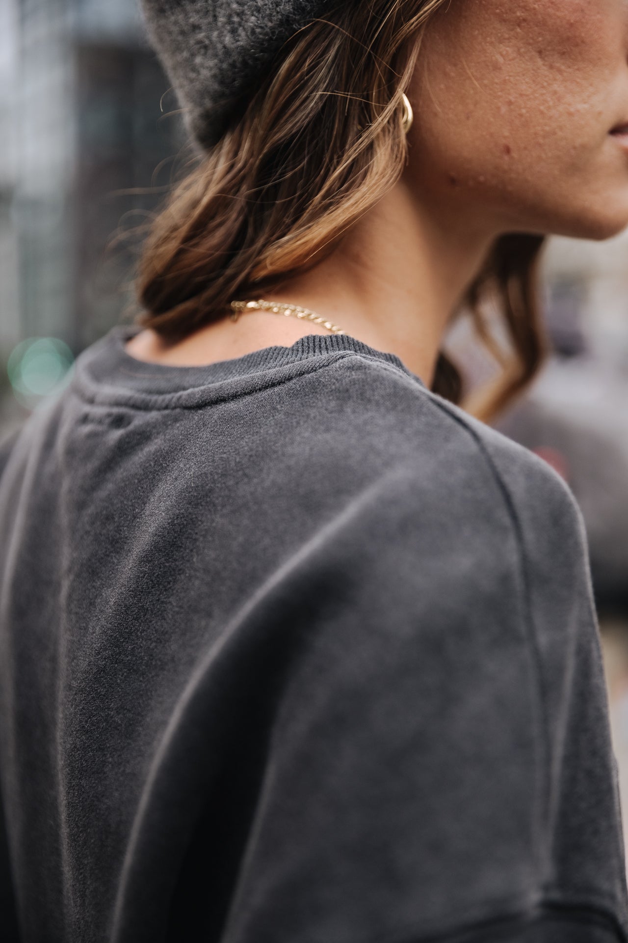 Sweat col rond Femme Solene Phoenix old black | Freeman T. Porter
