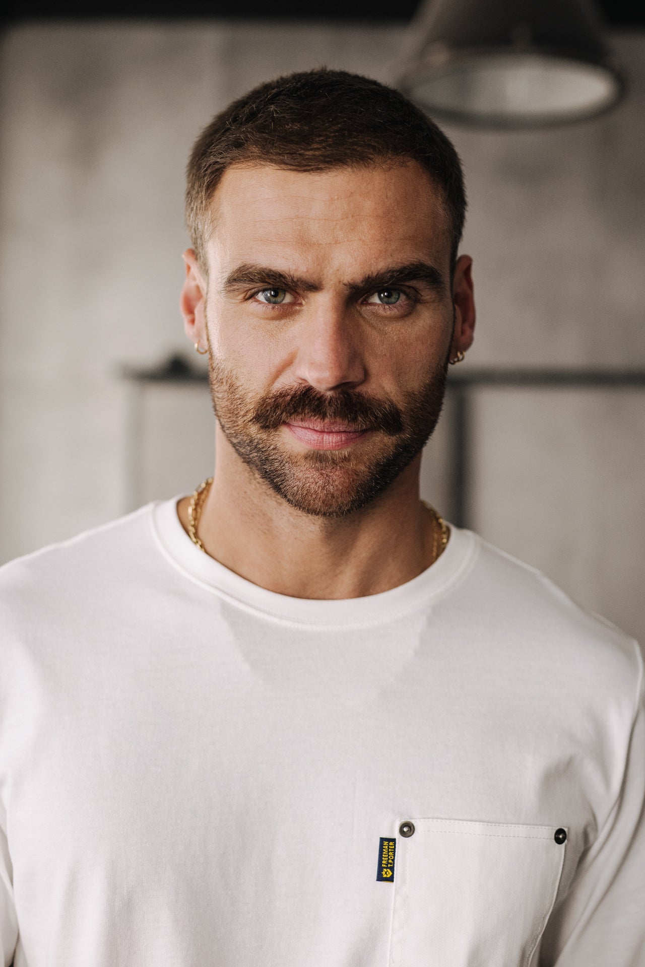 T-Shirt manches longues Hombres Tony Madison off white | Freeman T. Porter