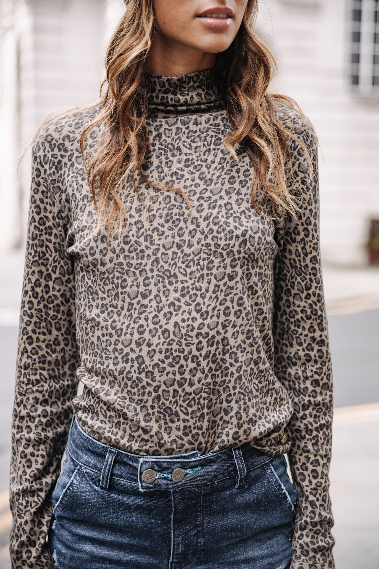 T-Shirt manches longues Femme Titya Leo khaki | Freeman T. Porter