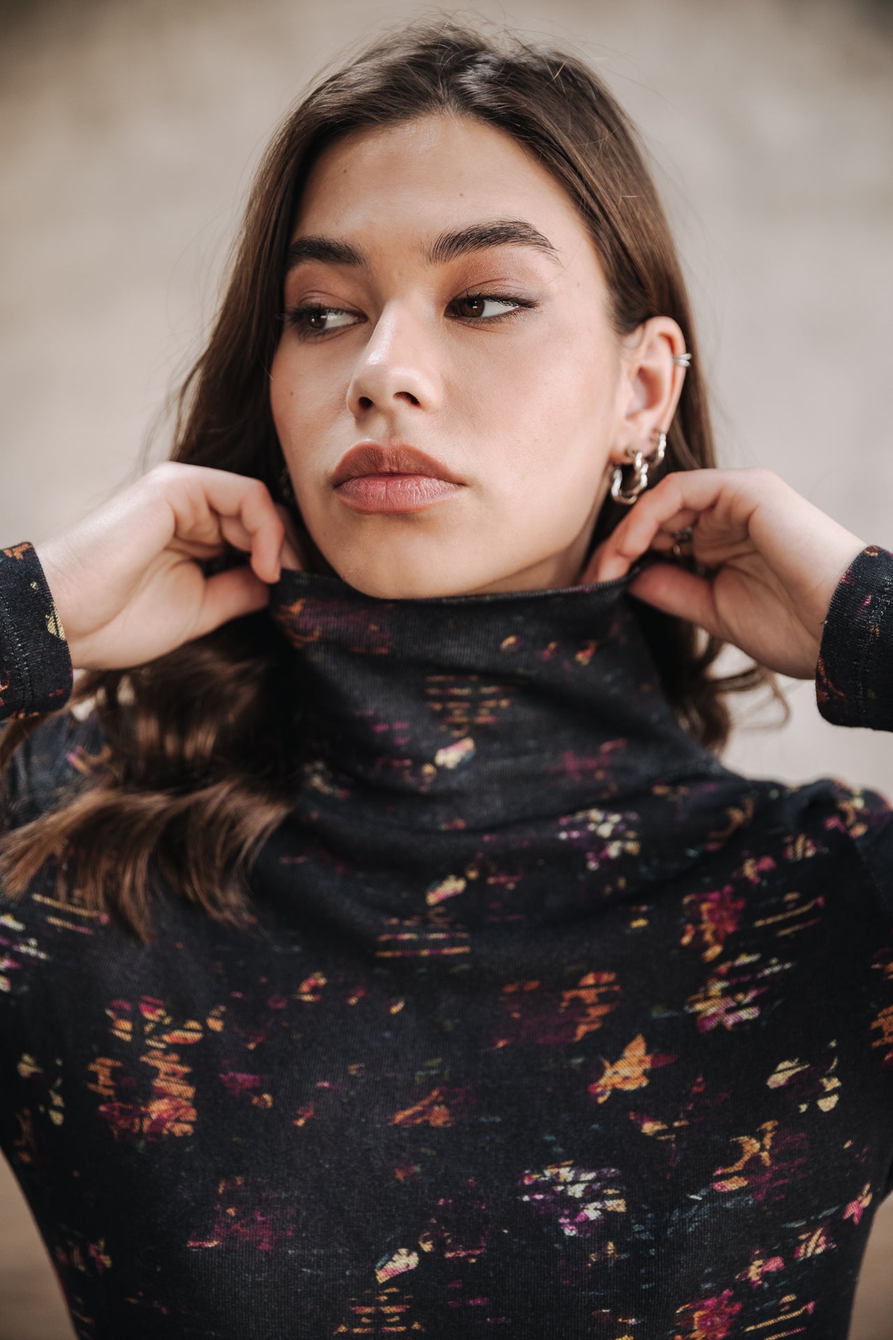 T-Shirt manches longues Woman Titya Fiory black | Freeman T. Porter