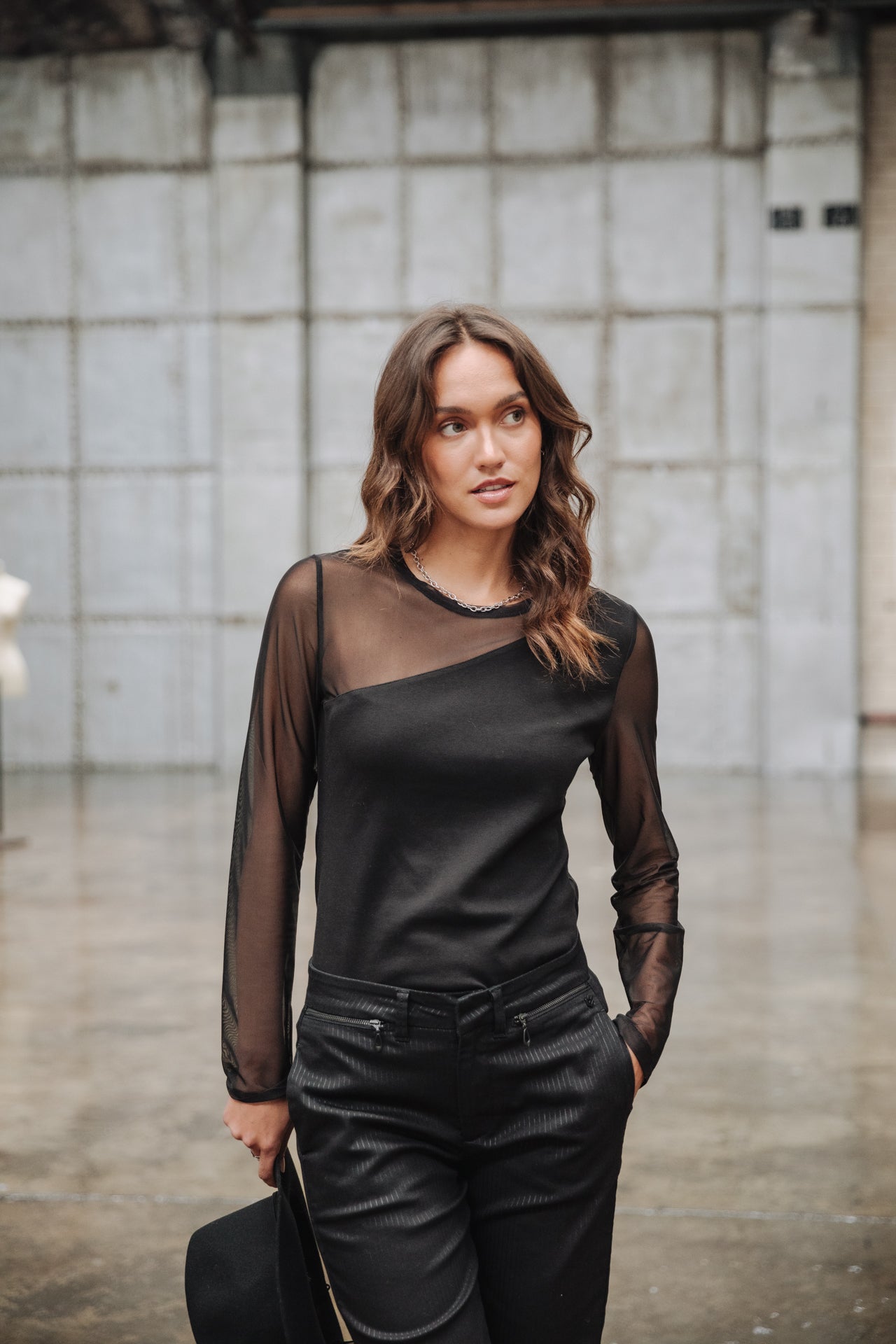 T-Shirt manches longues Femme Tullina black | Freeman T. Porter