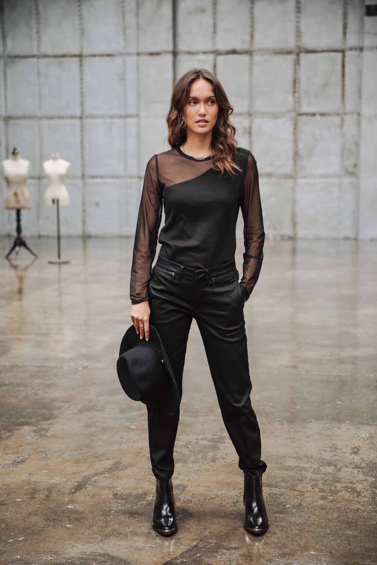 T-Shirt manches longues Woman Tullina black | Freeman T. Porter