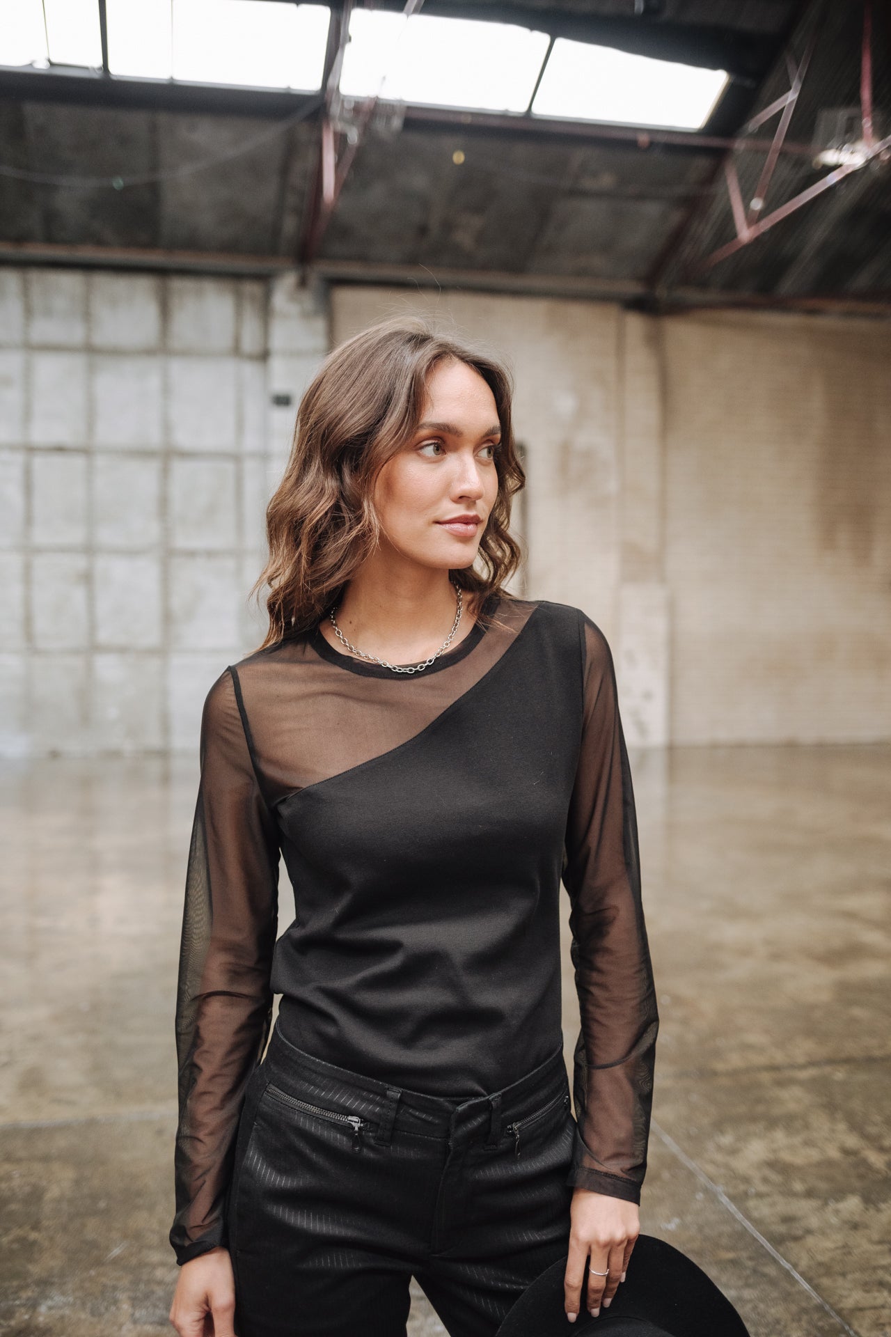 T-Shirt manches longues Woman Tullina black | Freeman T. Porter