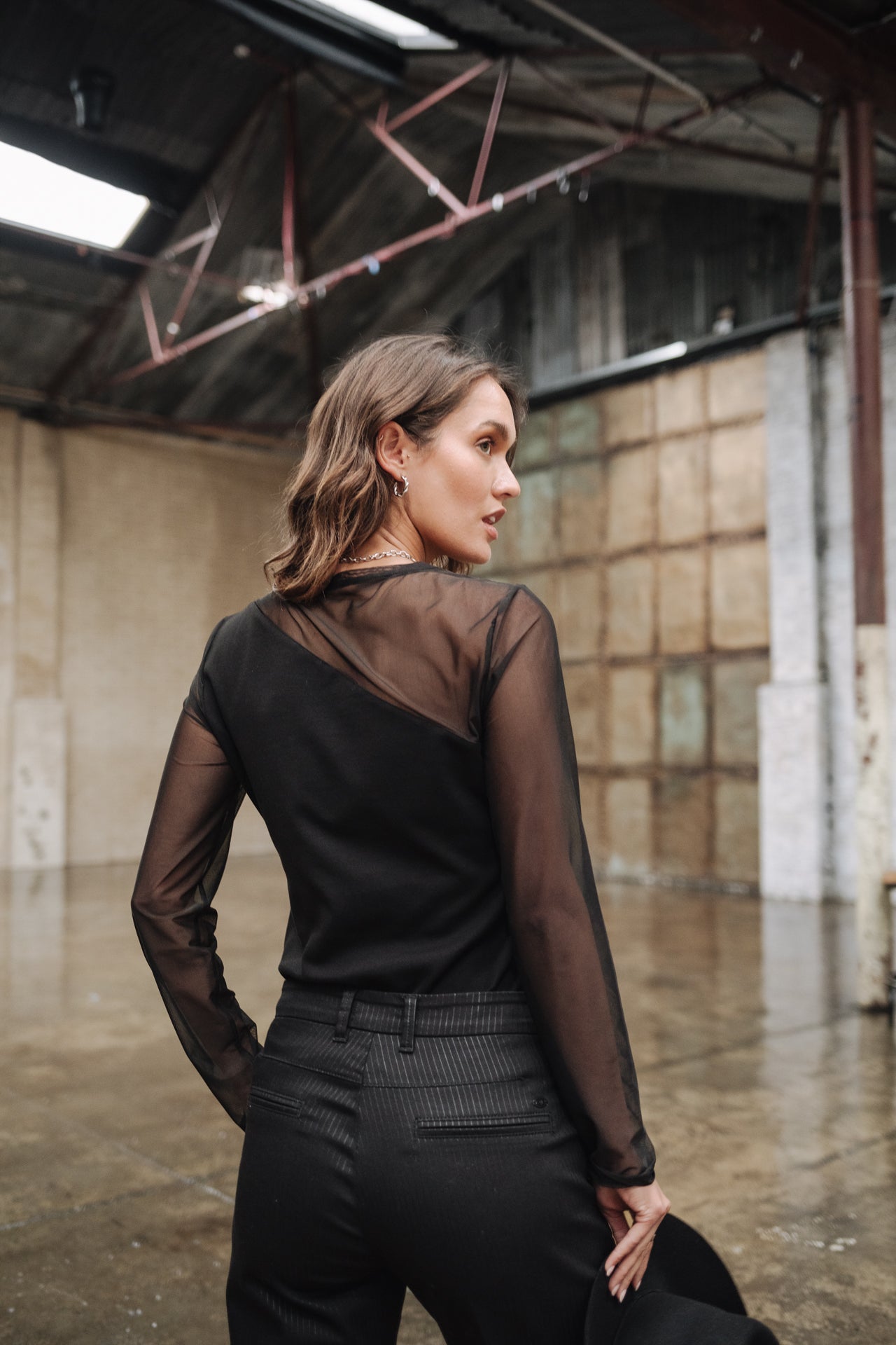 T-Shirt manches longues Woman Tullina black | Freeman T. Porter