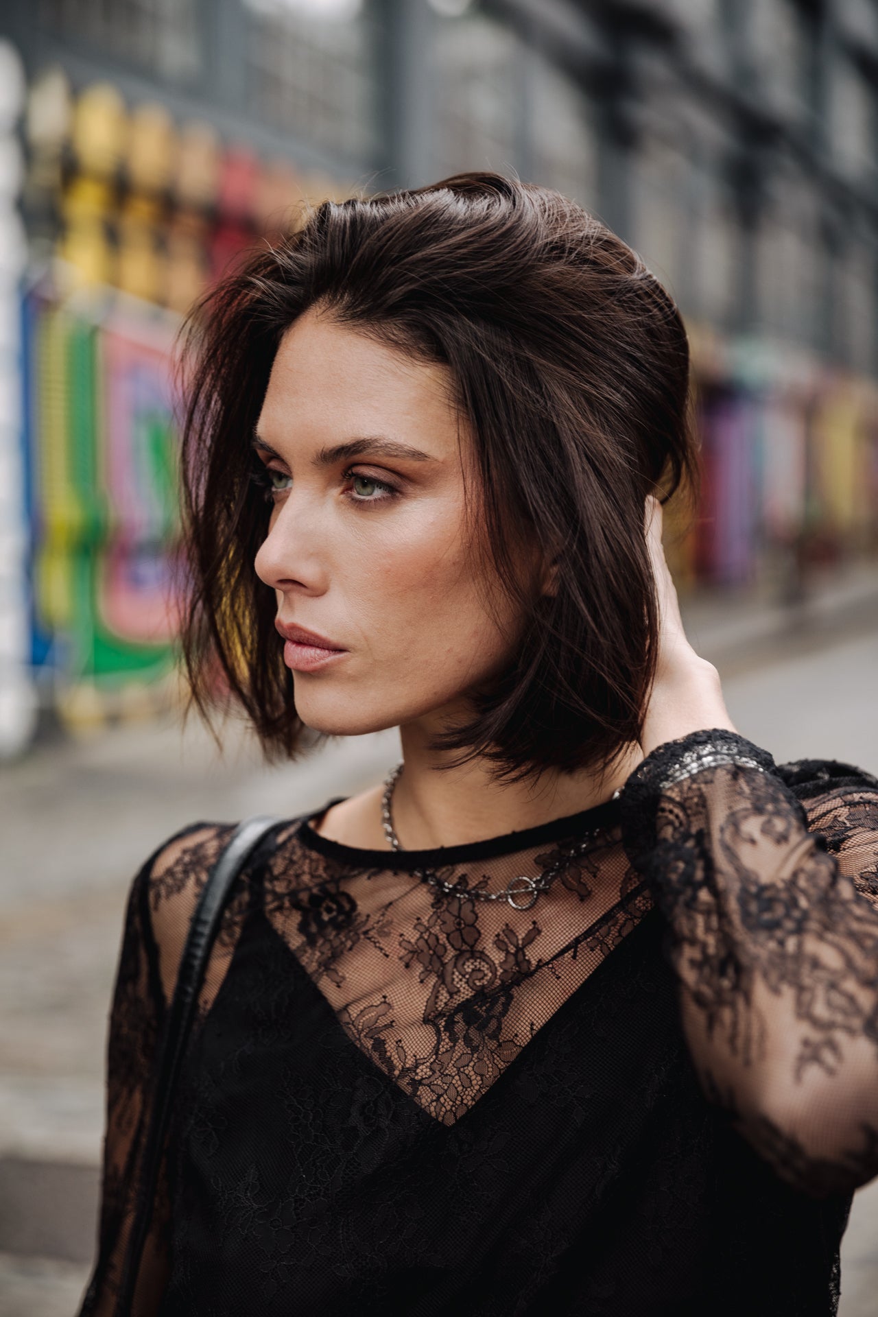 Top manches longues Femme Tomine Lace black | Freeman T. Porter