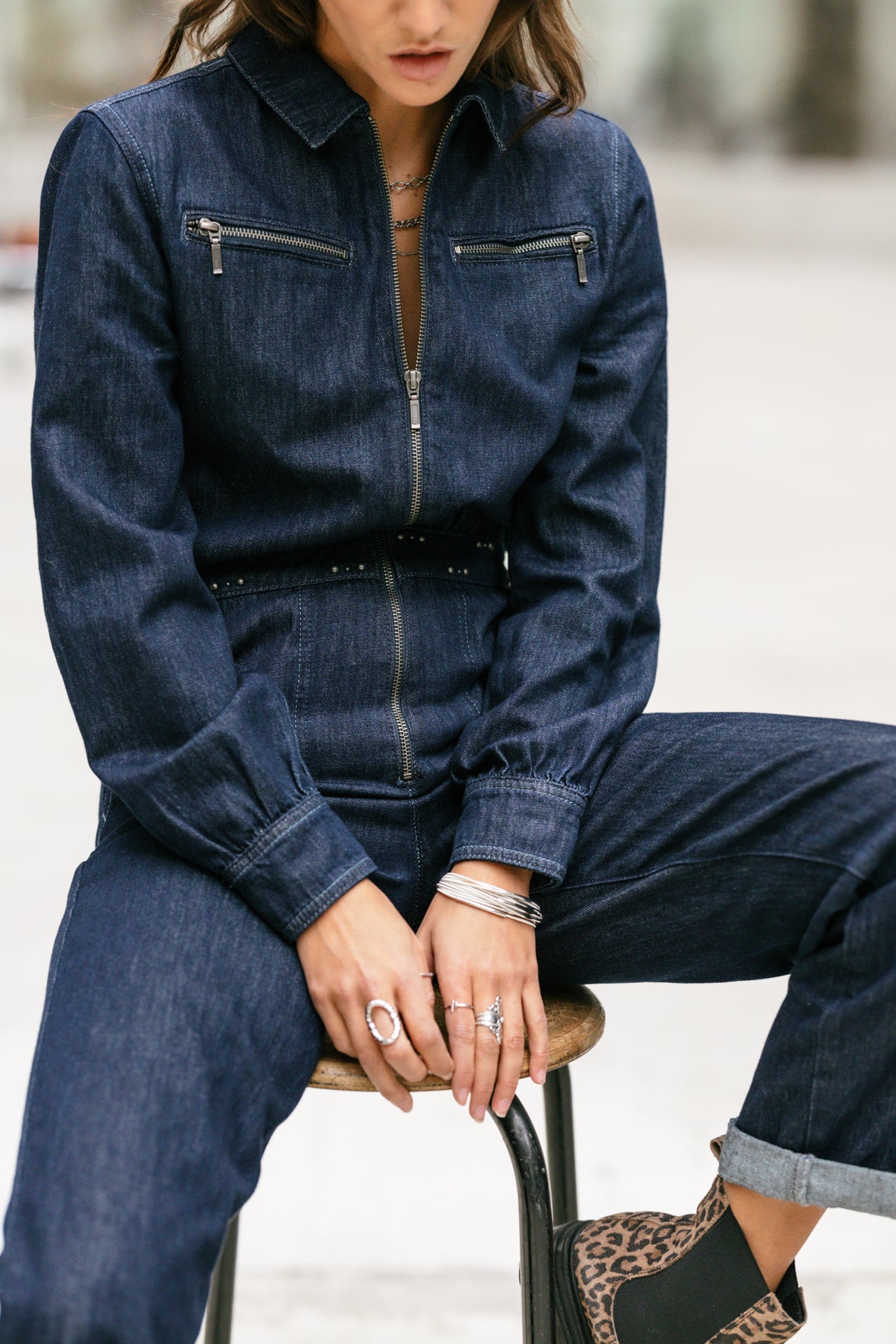 Combinaison Femme Martha LS Denim mississippi | Freeman T. Porter
