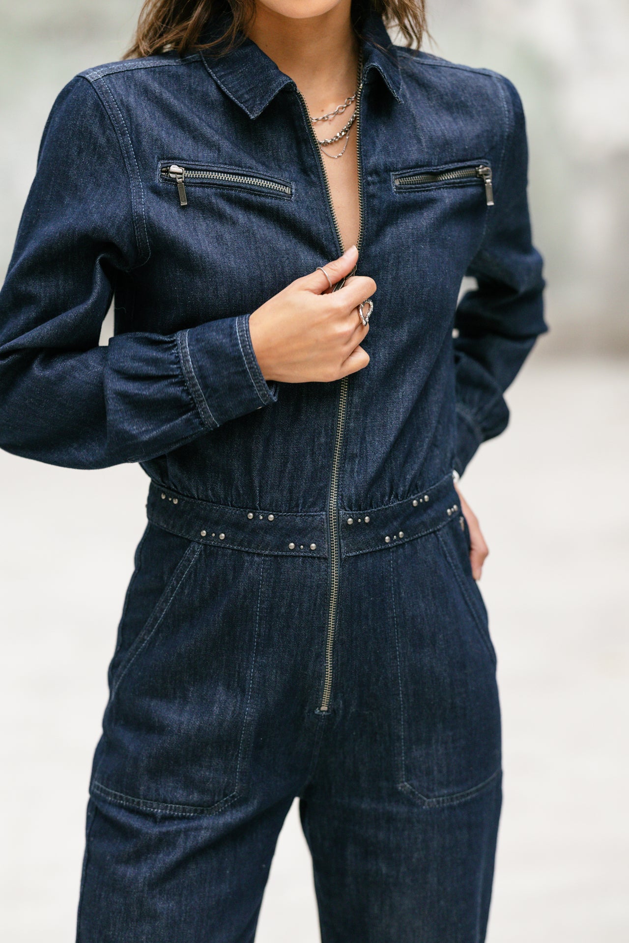 Combinaison Frau Martha LS Denim mississippi | Freeman T. Porter