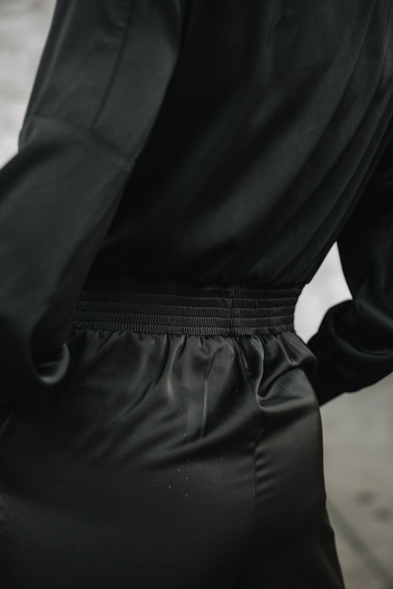 Combinaison workwear satinée Femme Cartie Plain black | Freeman T. Porter