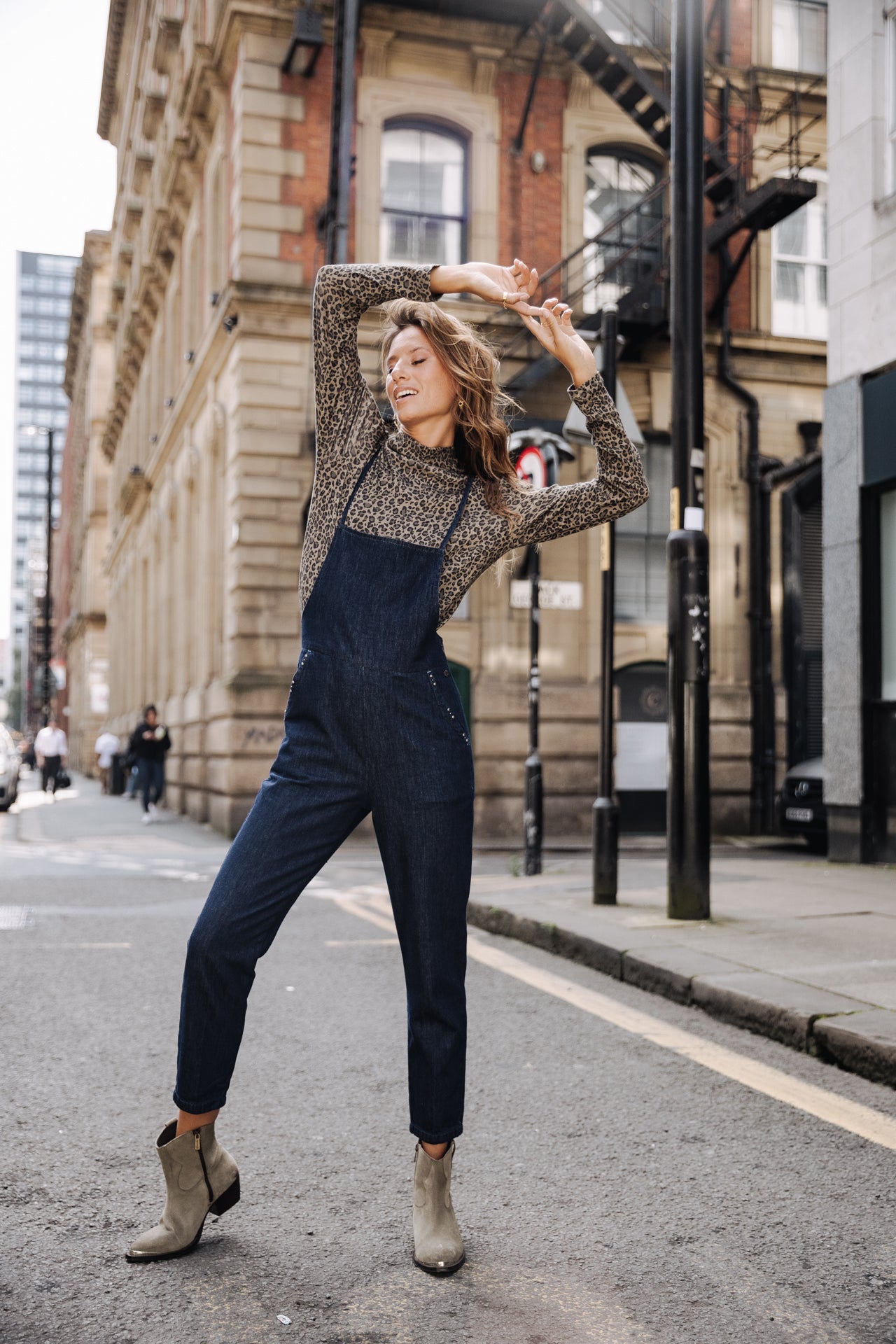 Salopette Woman Thalie Denim mississippi | Freeman T. Porter