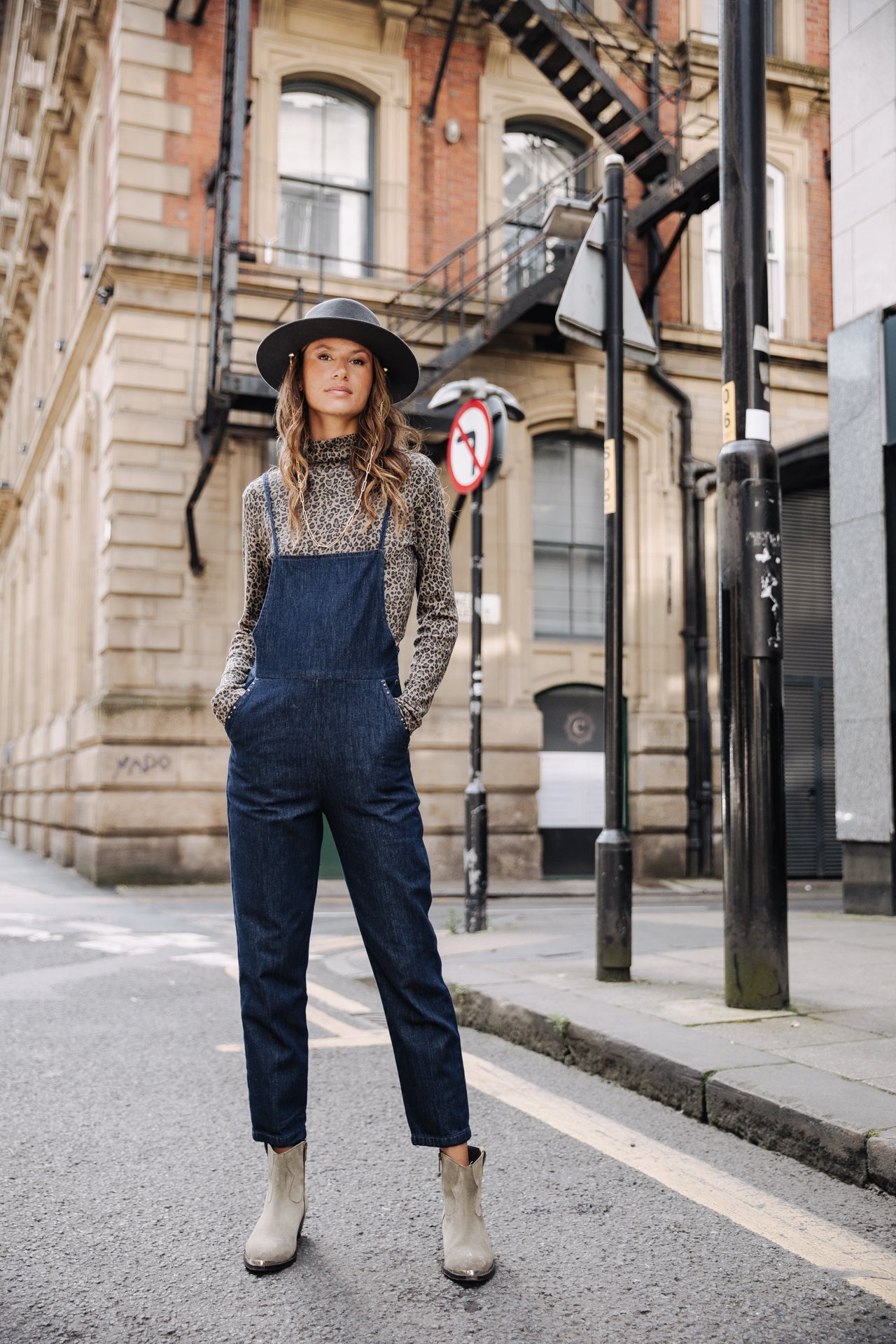 Salopette Woman Thalie Denim mississippi | Freeman T. Porter