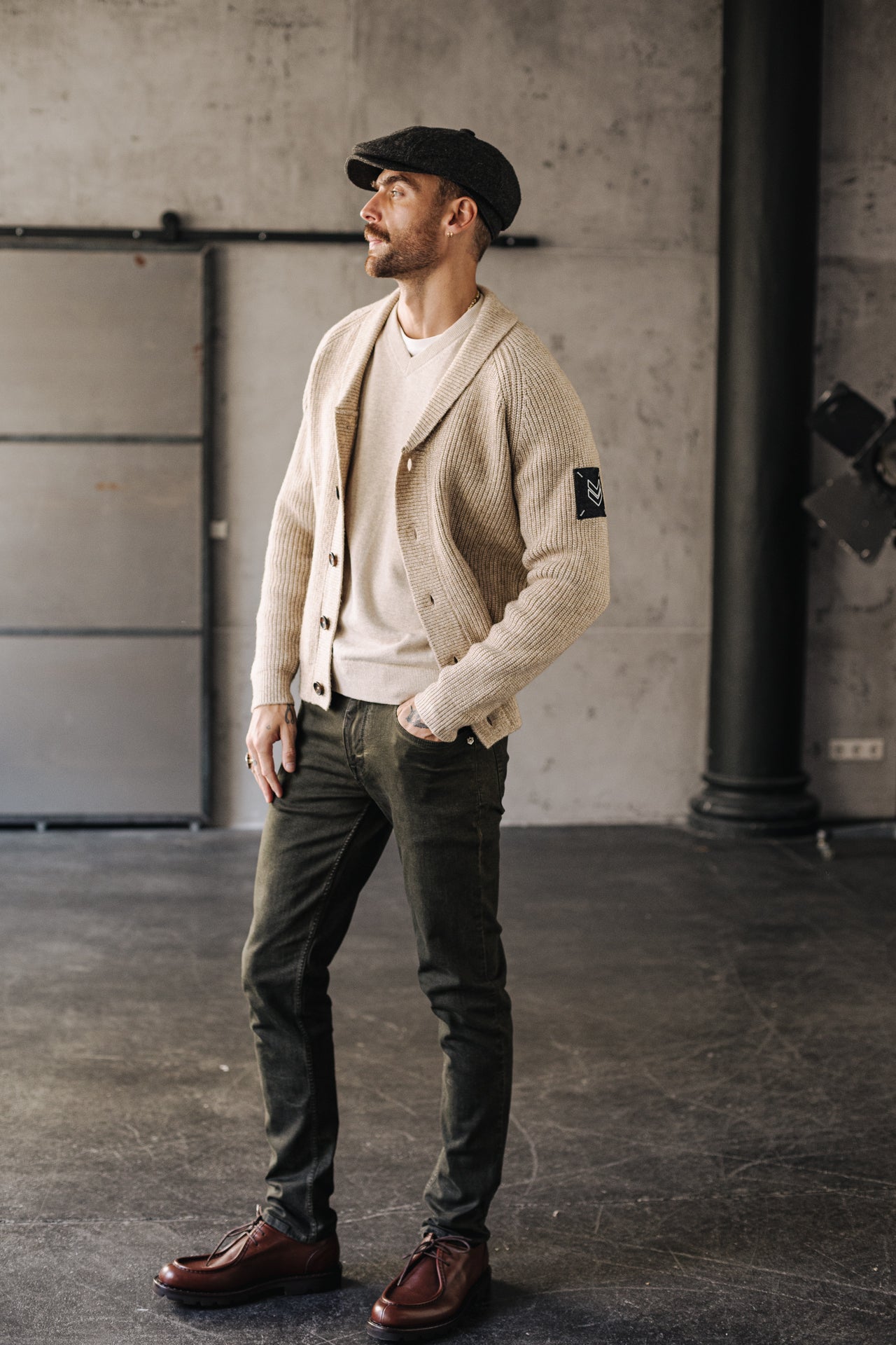 Cardigan Mann Ralph Bellagio beige | Freeman T. Porter