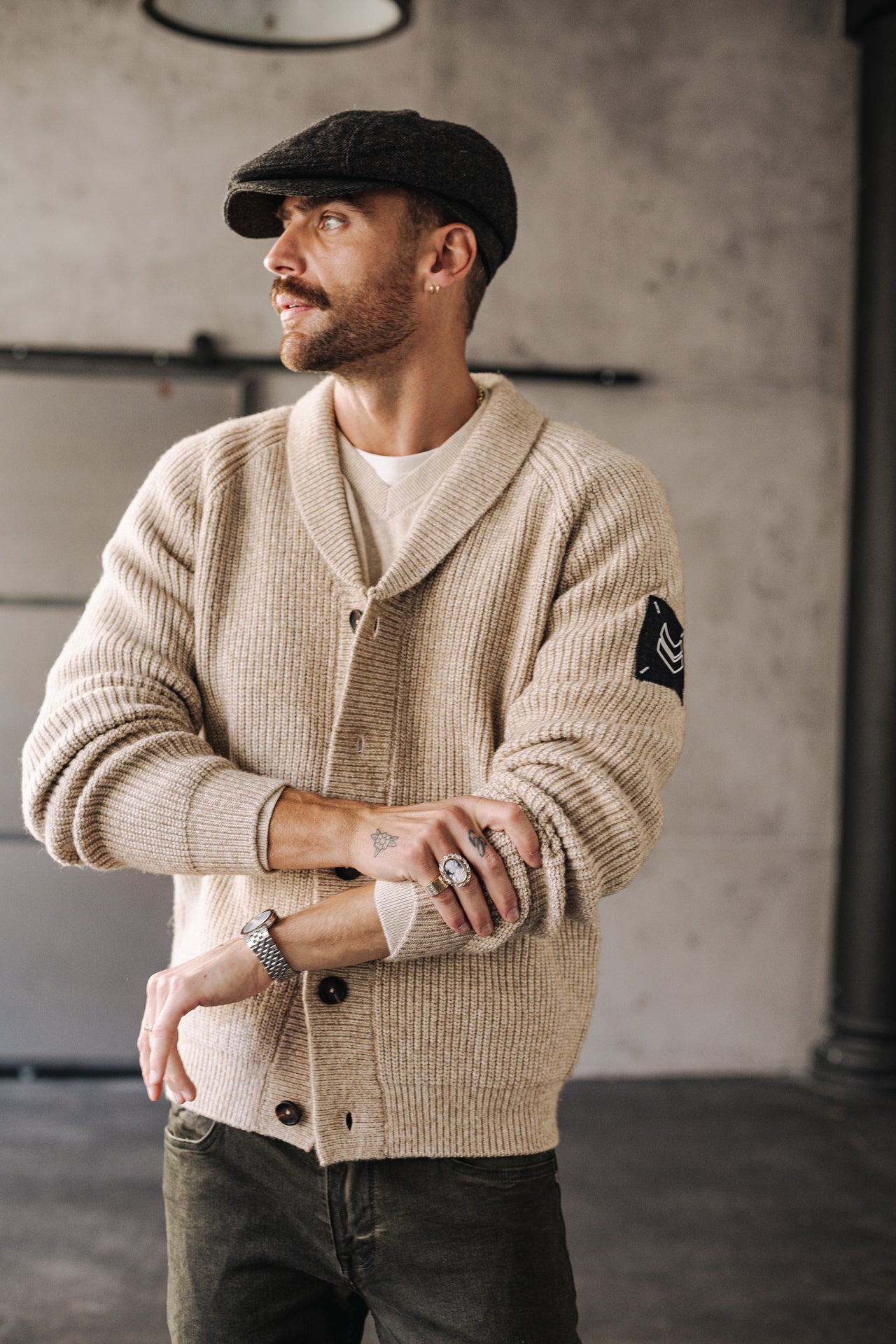 Cardigan Mann Ralph Bellagio beige | Freeman T. Porter