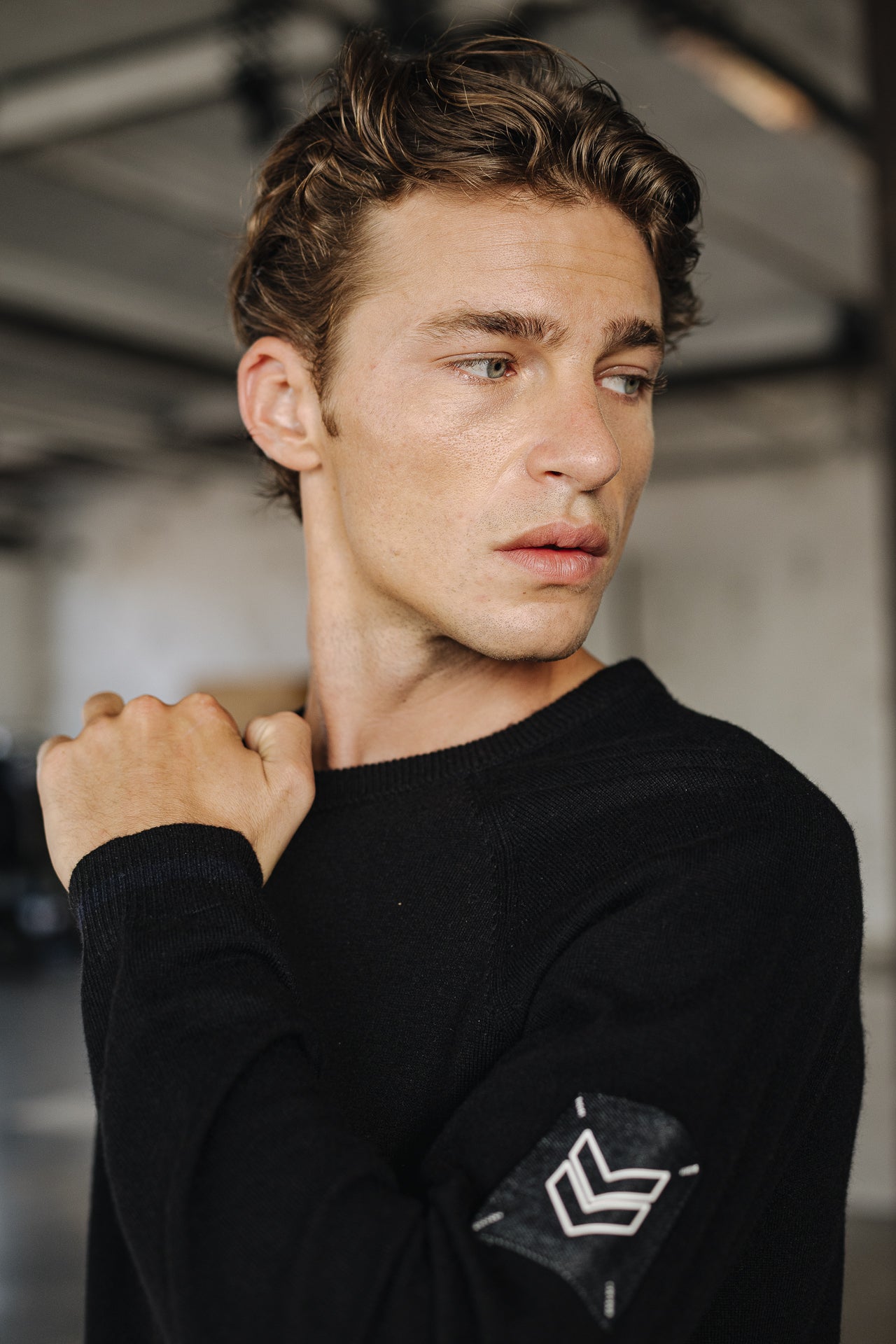 Pull col rond Men Rescue Cork black | Freeman T. Porter