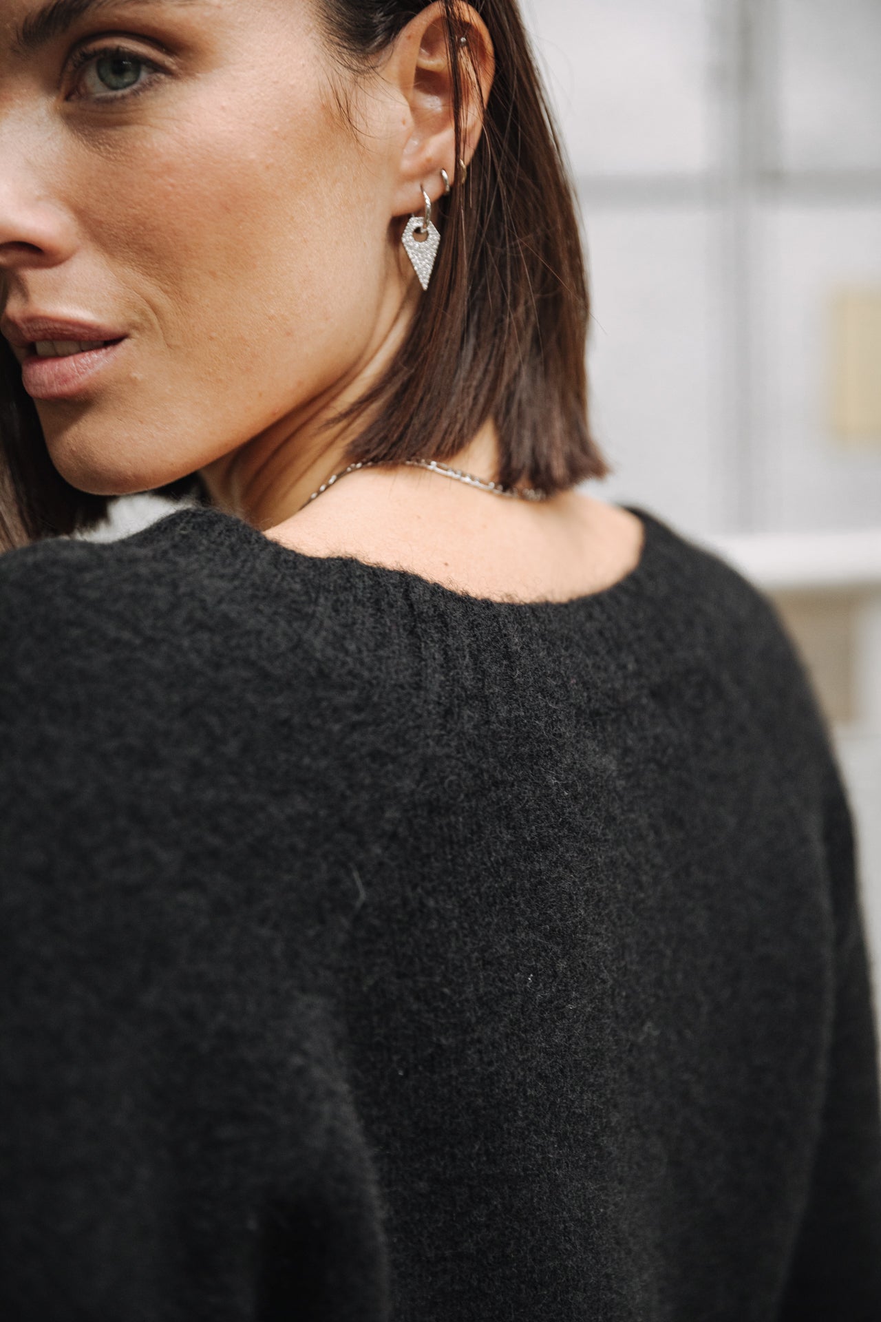 Cardigan manches longues Femme Clarane black | Freeman T. Porter
