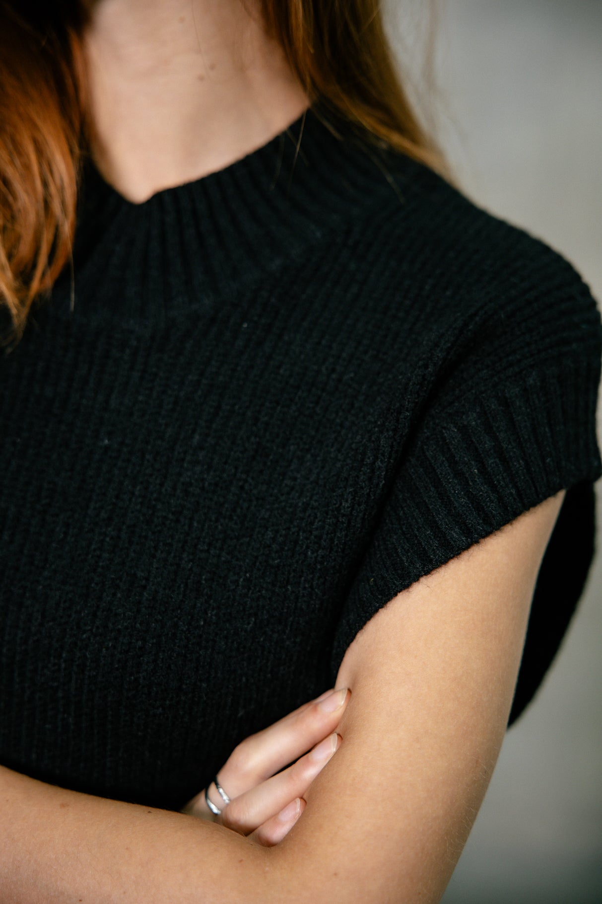 Pull sans manche zippé Femme Phancy black | Freeman T. Porter