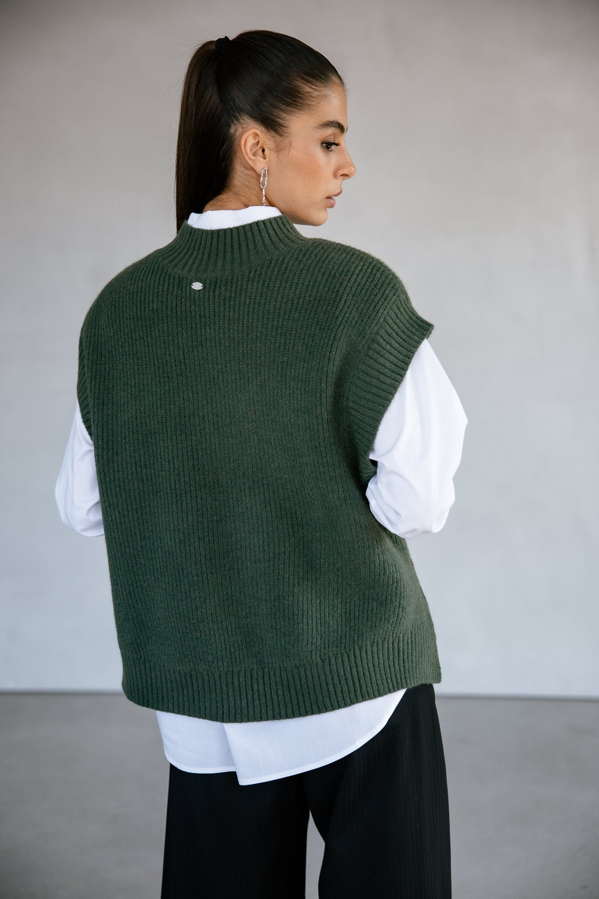 Pull sans manche zippé Femme Phancy pineneedle | Freeman T. Porter