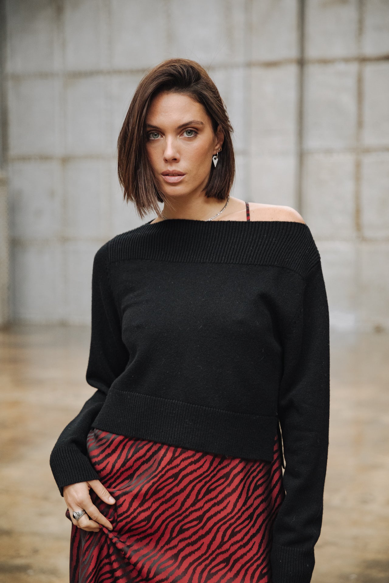 Pull manches longues Woman Plana black | Freeman T. Porter
