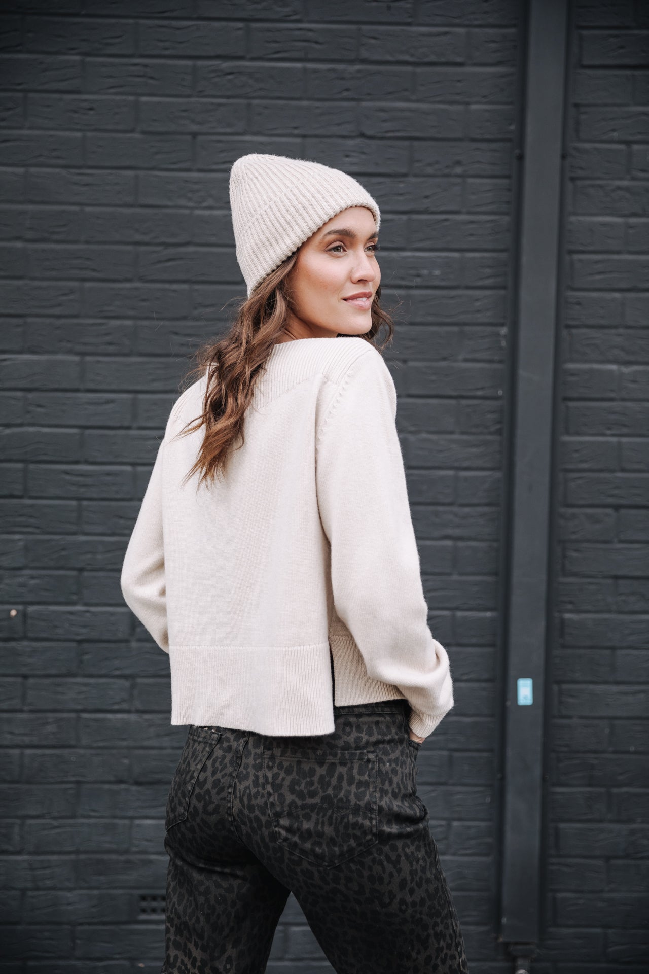 Pull manches longues Femme Plana light beige | Freeman T. Porter