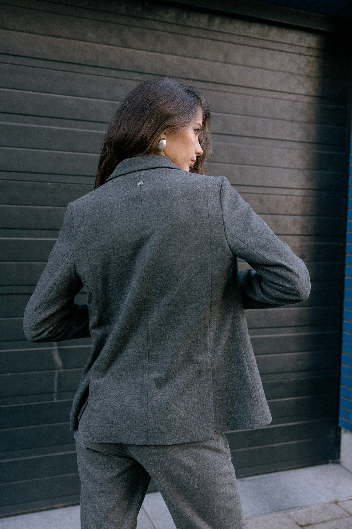 Blazer wide Woman Bernie Moss moon rock | Freeman T. Porter