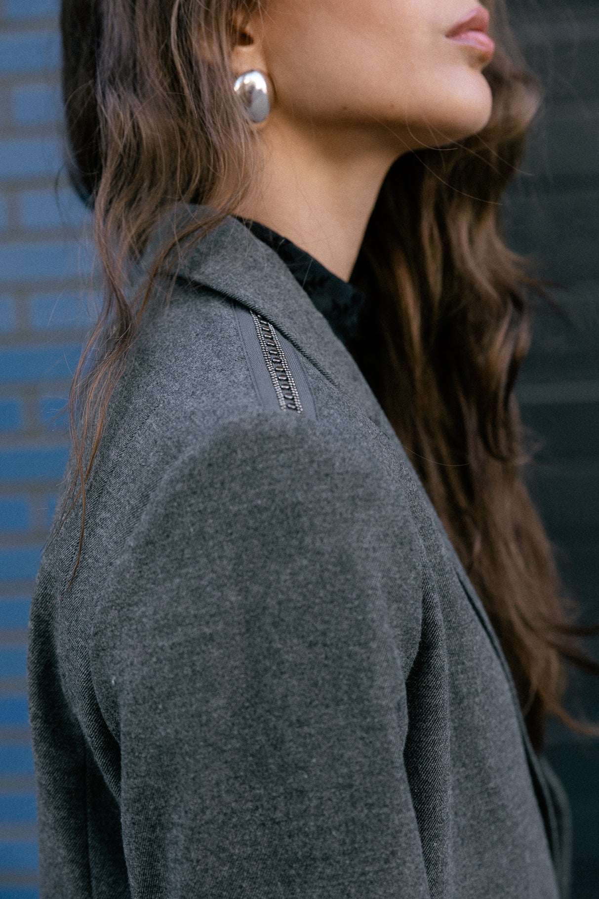 Blazer wide Woman Bernie Moss moon rock | Freeman T. Porter