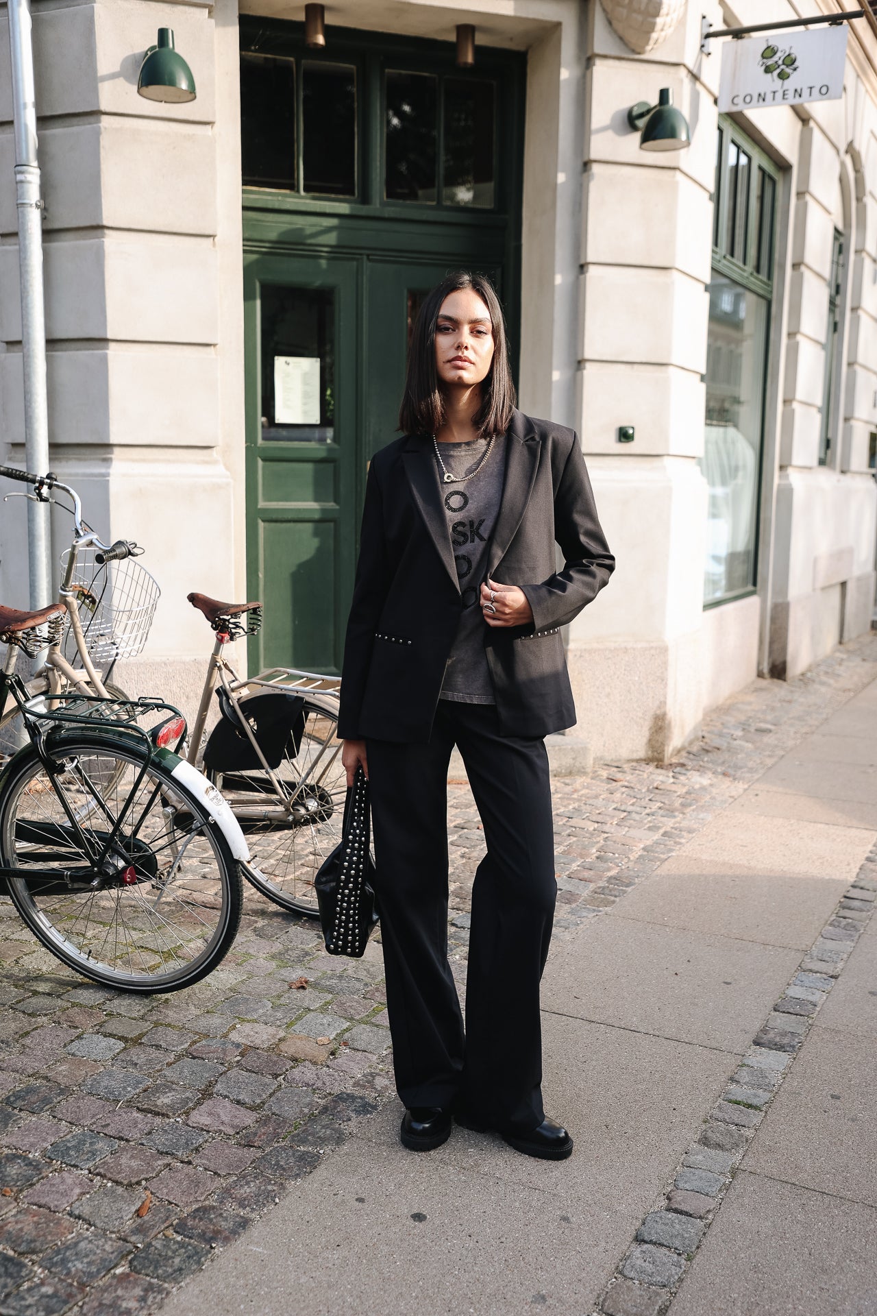 Blazer droit Femme Bernie Polyneo black | Freeman T. Porter