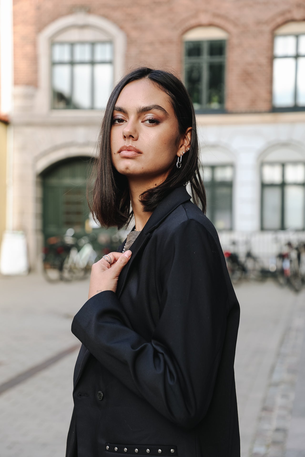Blazer droit Femme Bernie Polyneo black | Freeman T. Porter