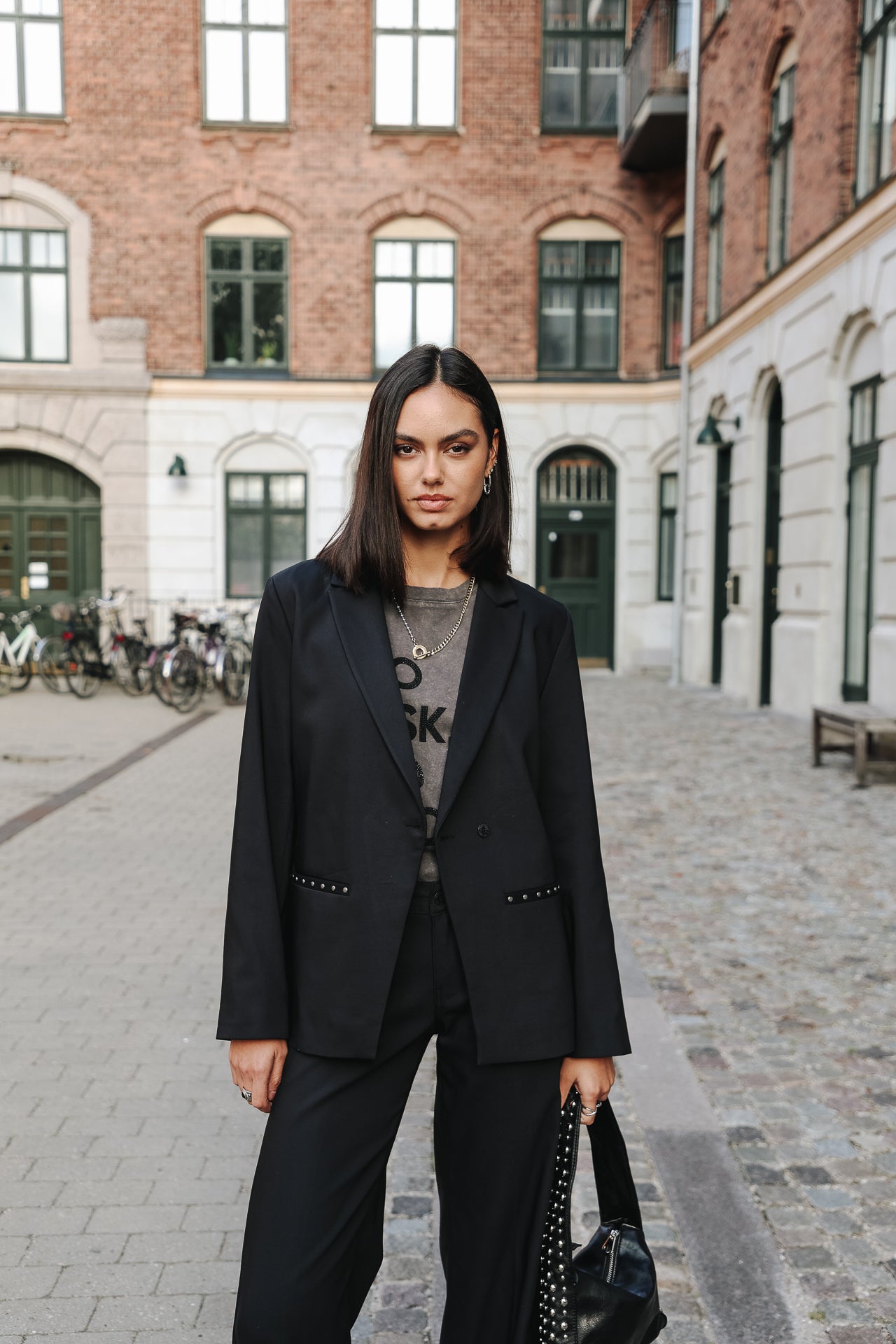 Blazer droit Femme Bernie Polyneo black | Freeman T. Porter