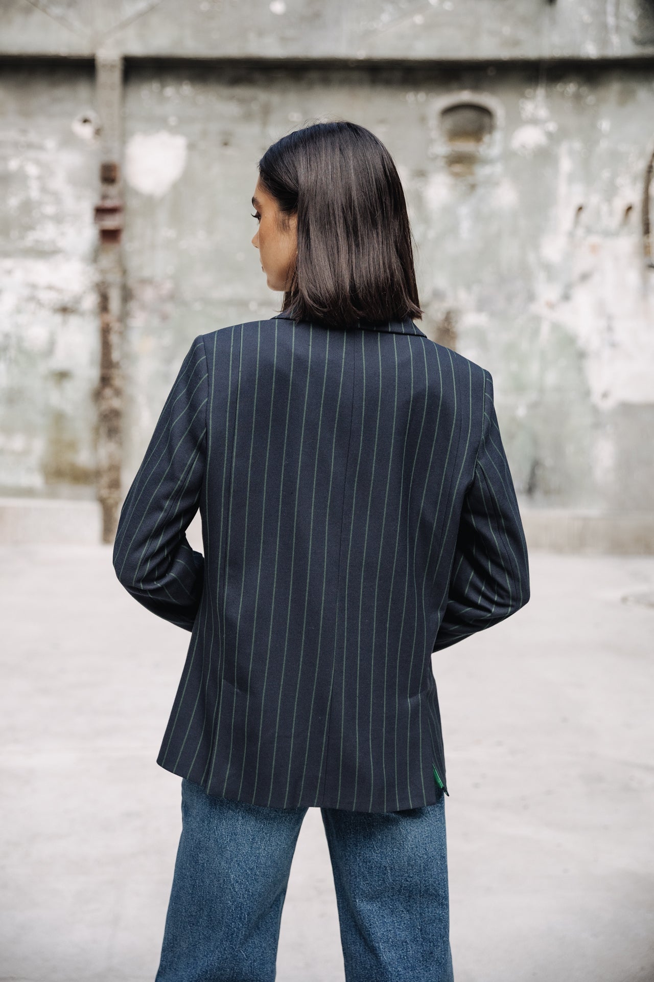 Blazer large Femme Bernie Society dark navy | Freeman T. Porter