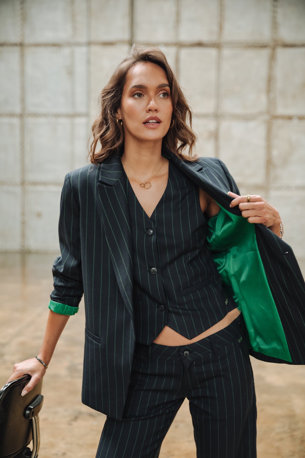 Blazer large Femme Bernie Society dark navy | Freeman T. Porter