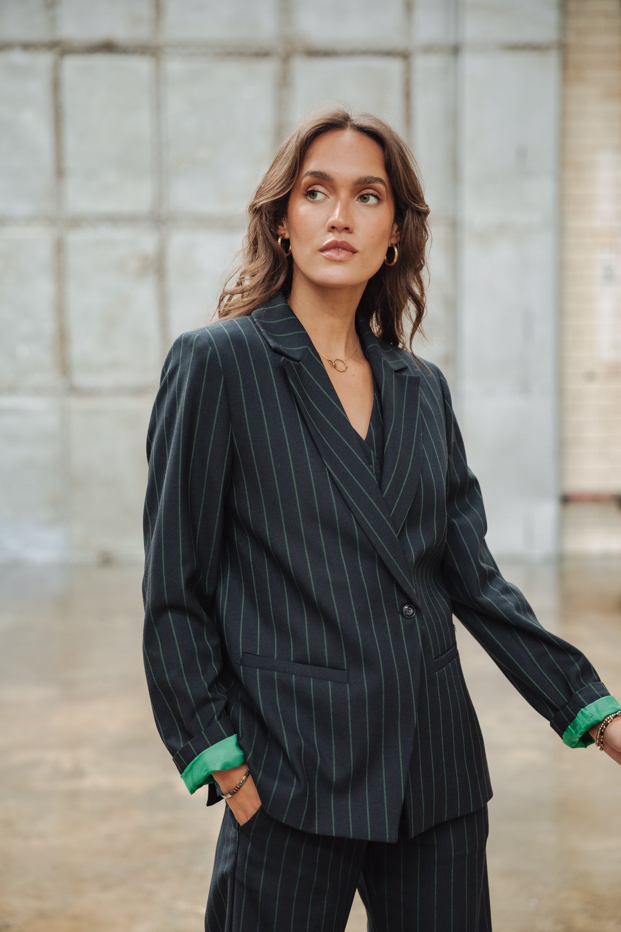 Blazer large Femme Bernie Society dark navy | Freeman T. Porter