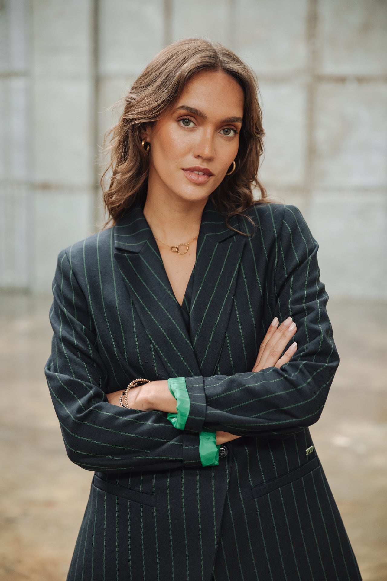 Blazer large Femme Bernie Society dark navy | Freeman T. Porter