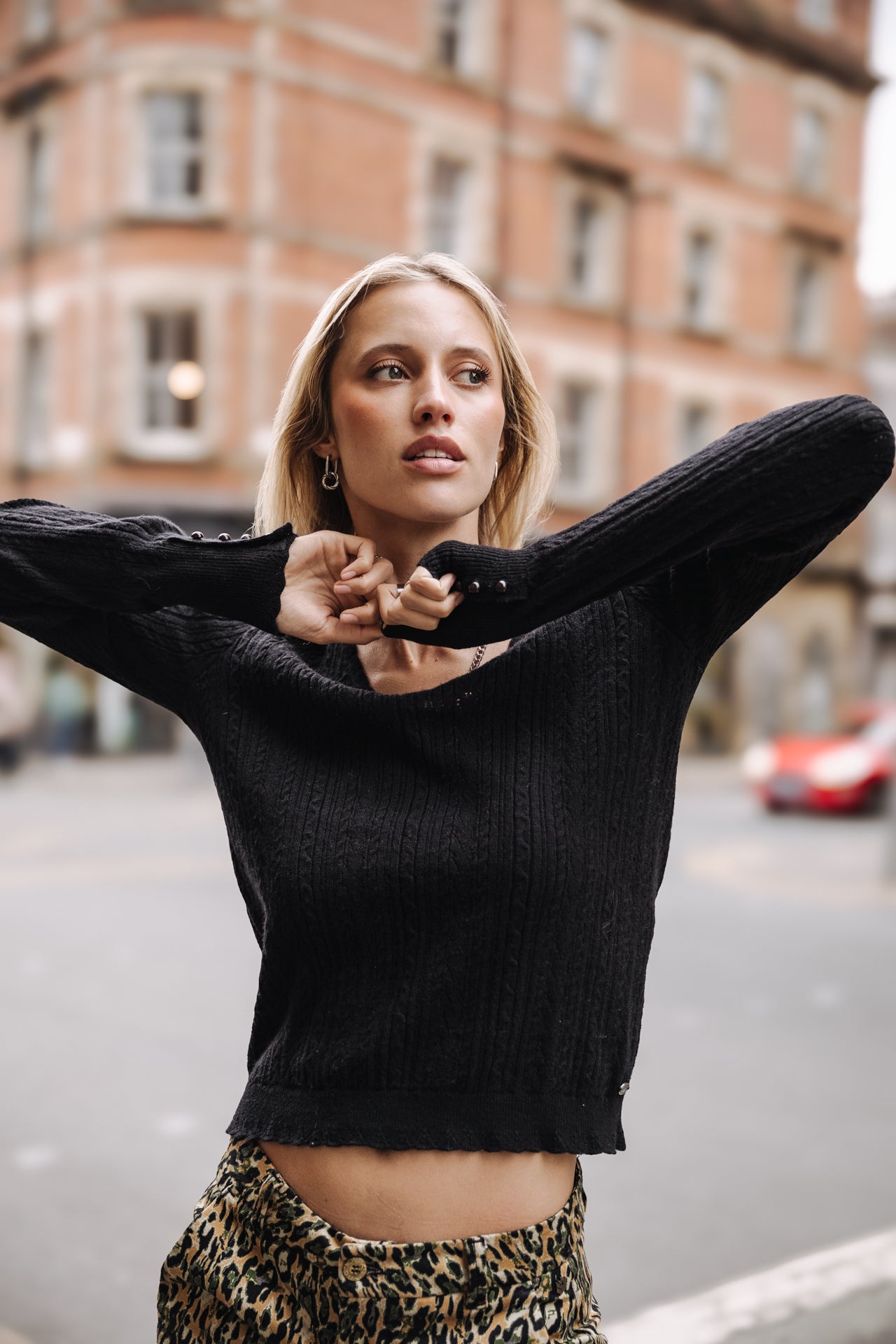 Pull ajusté Femme Praddie black | Freeman T. Porter
