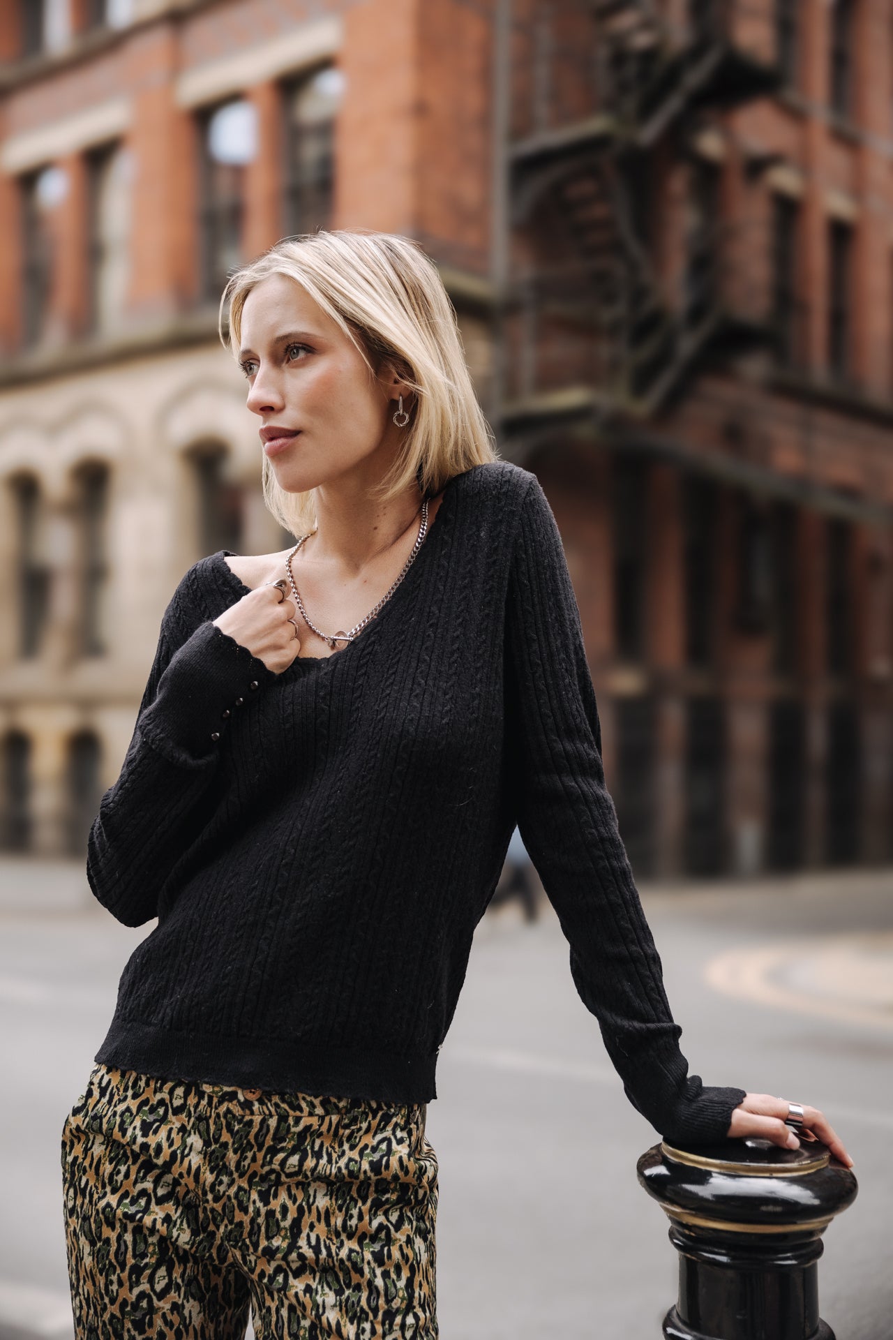 Pull ajusté Femme Praddie black | Freeman T. Porter