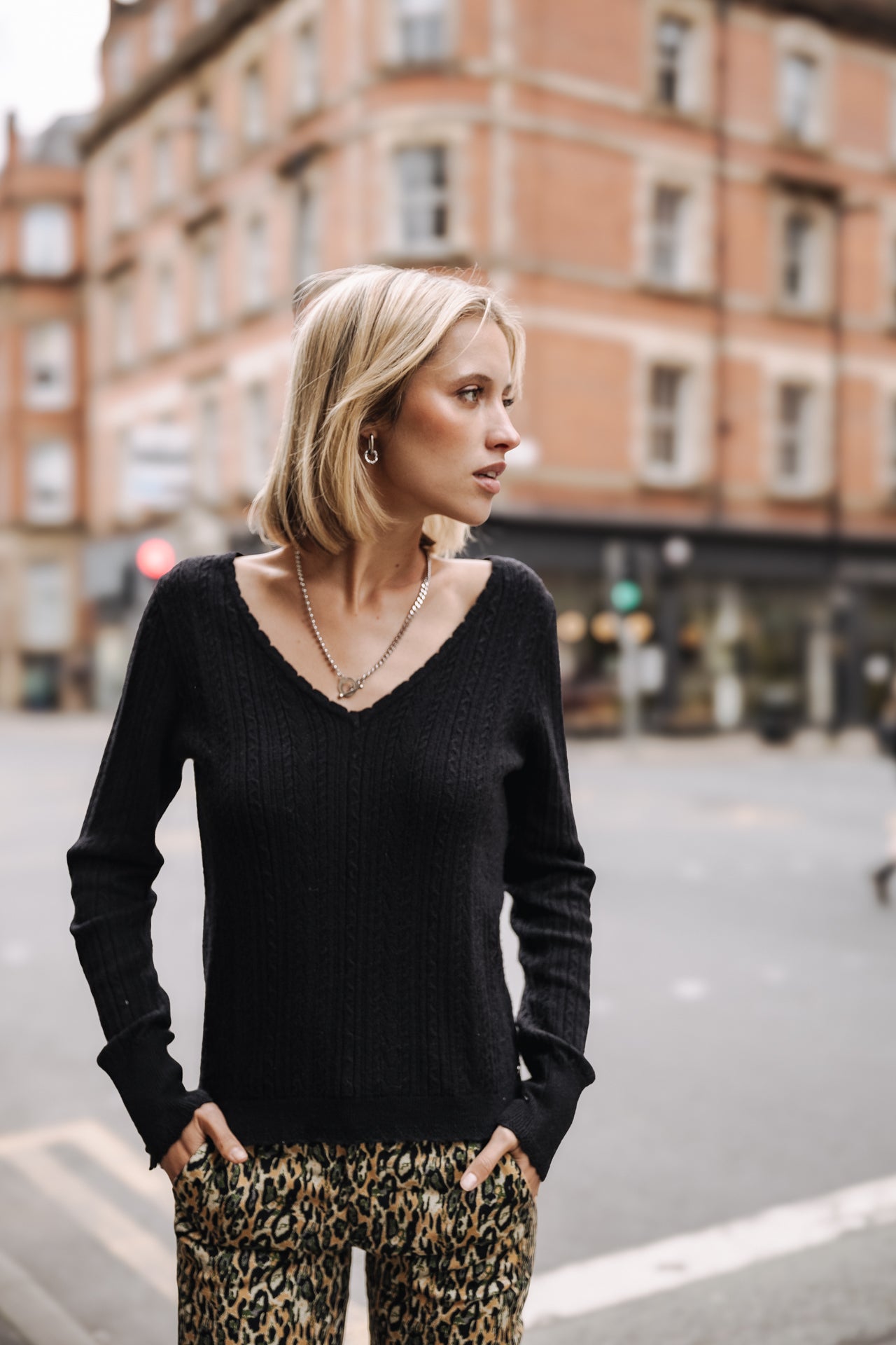 Pull ajusté Femme Praddie black | Freeman T. Porter