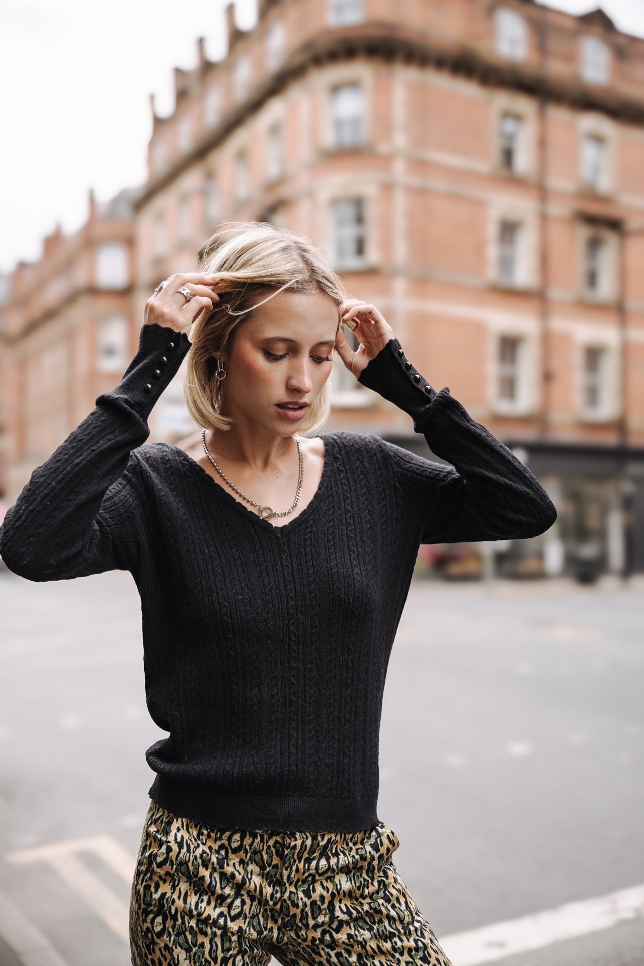 Pull ajusté Femme Praddie black | Freeman T. Porter