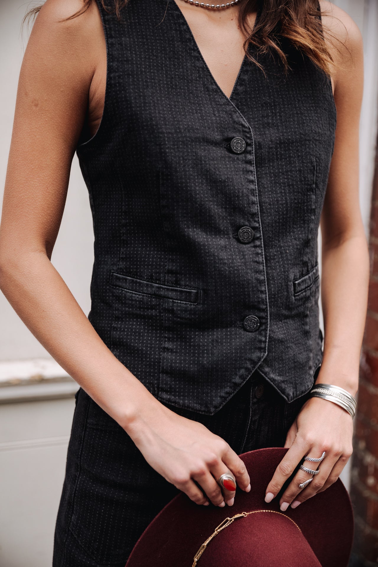 Gilet Femme Gladys bologna stripe | Freeman T. Porter