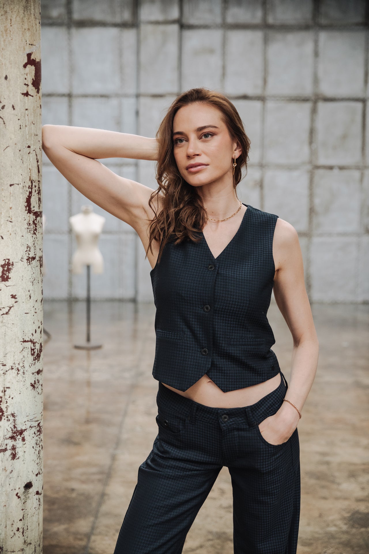 Gilet Femme Gladys Lawlands peacoat | Freeman T. Porter