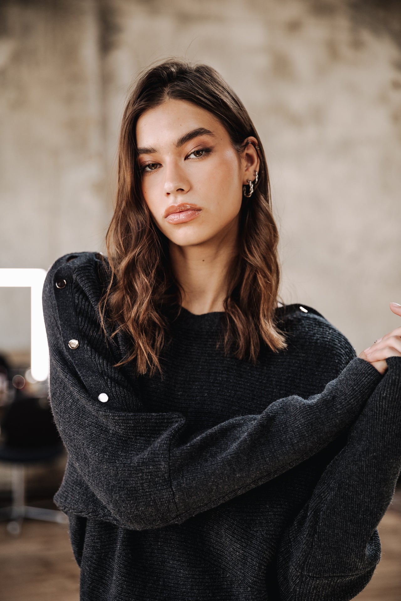 Pull manches longues Femme Prelie anthra | Freeman T. Porter