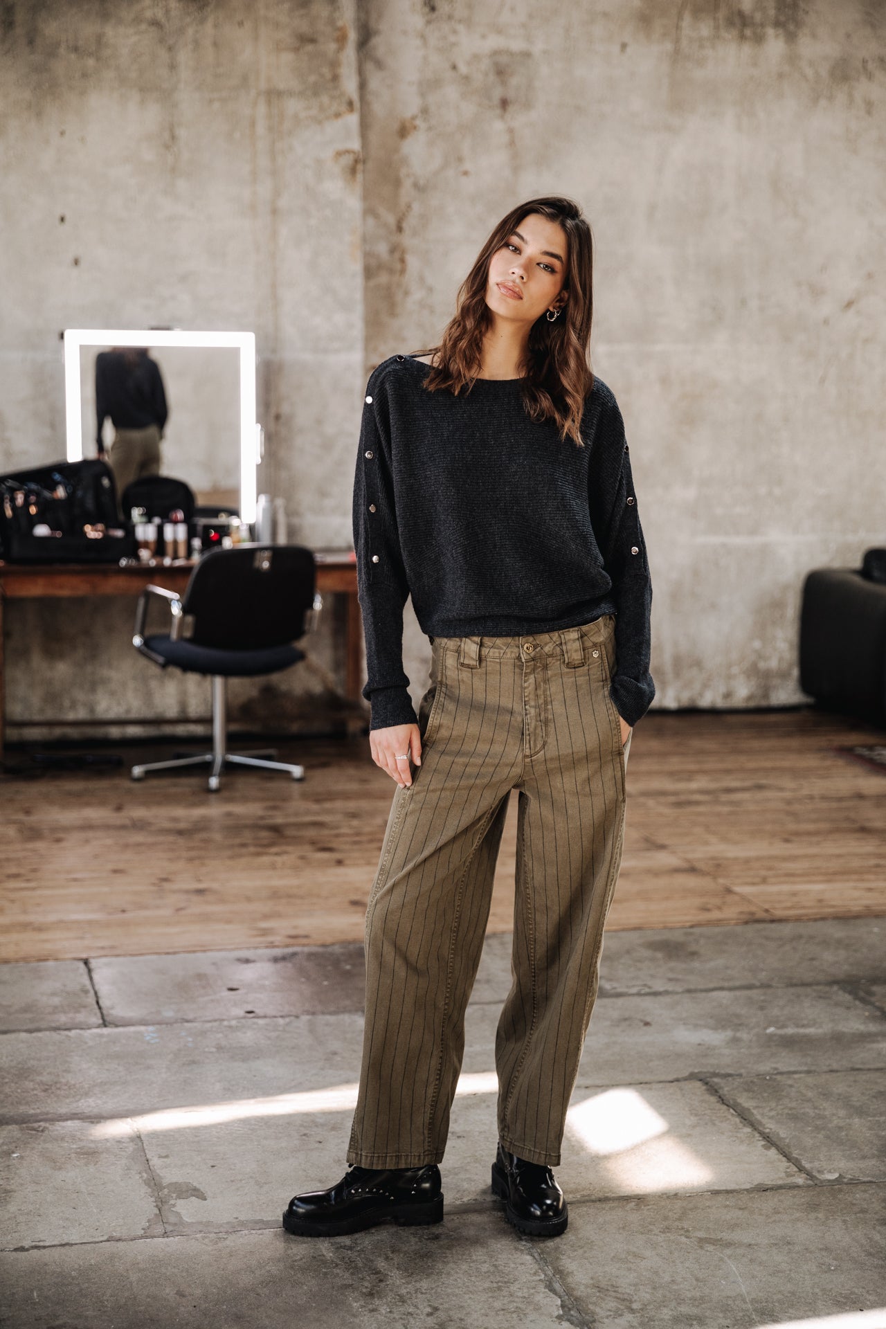 Pull manches longues Femme Prelie anthra | Freeman T. Porter