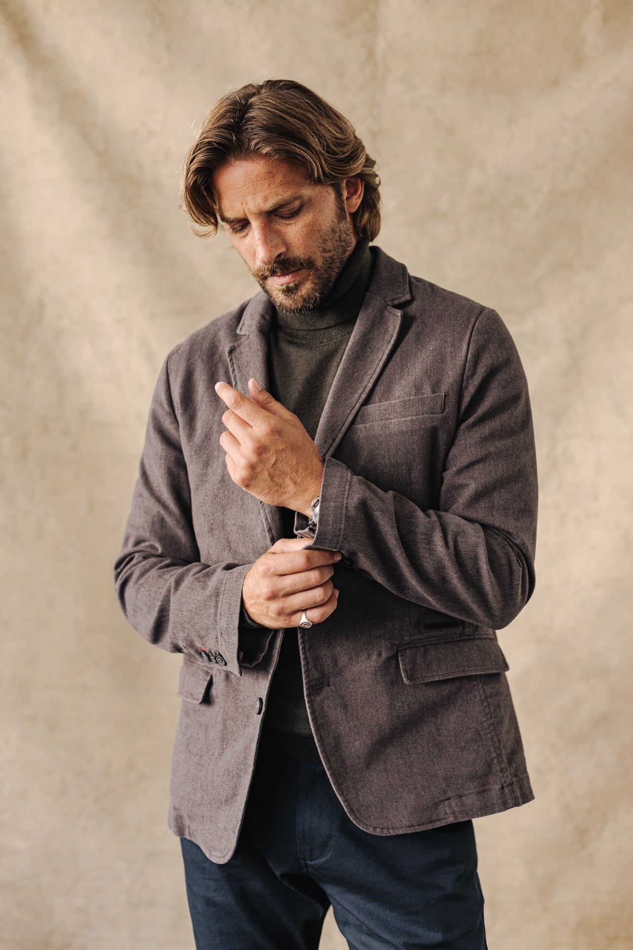 Blazer coupe classique Unisex Barry Herring anthra | Freeman T. Porter