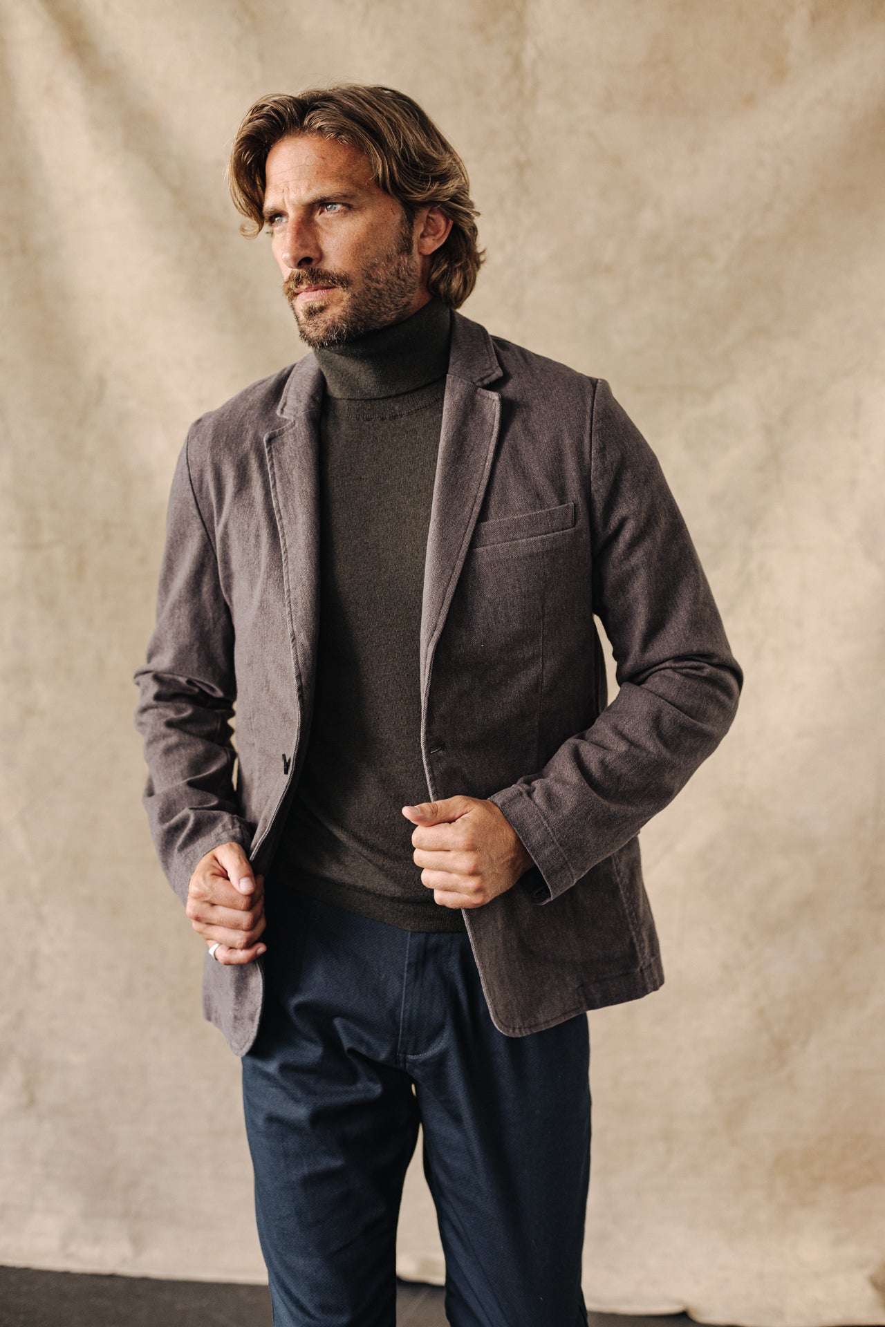 Blazer coupe classique Unisex Barry Herring anthra | Freeman T. Porter