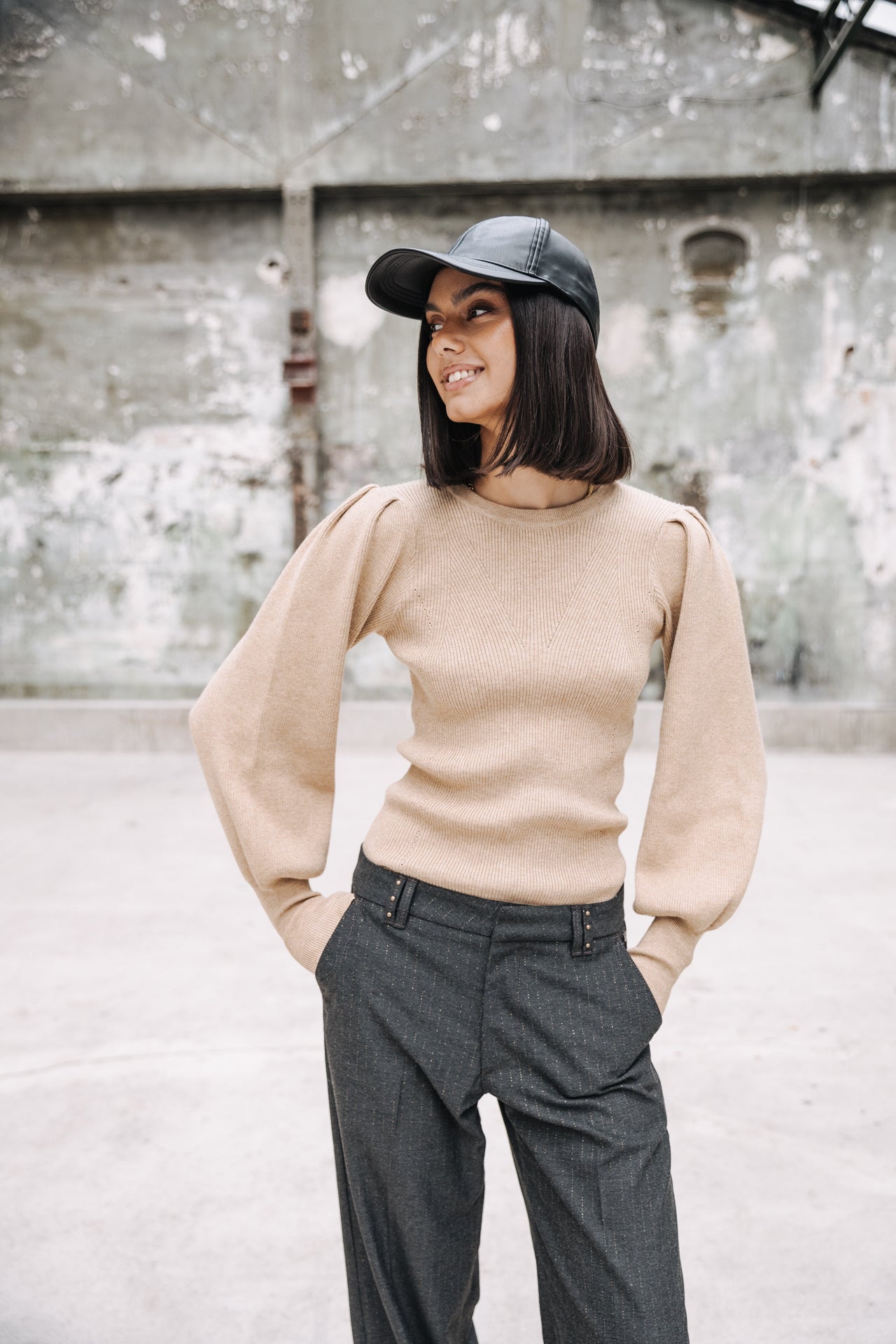 Pull ajusté Femme Pristie Lurex gold | Freeman T. Porter