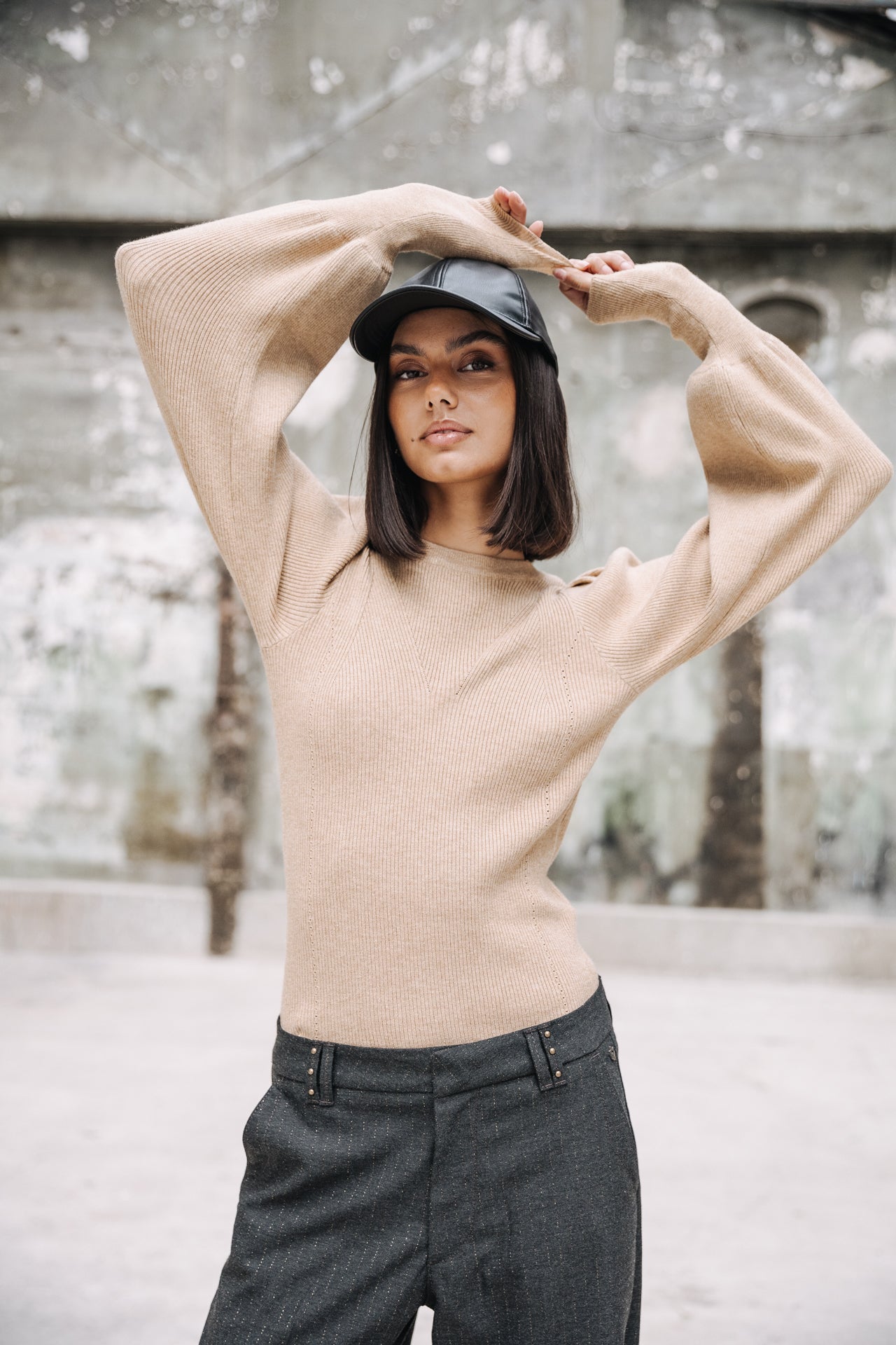 Pull ajusté Femme Pristie Lurex gold | Freeman T. Porter