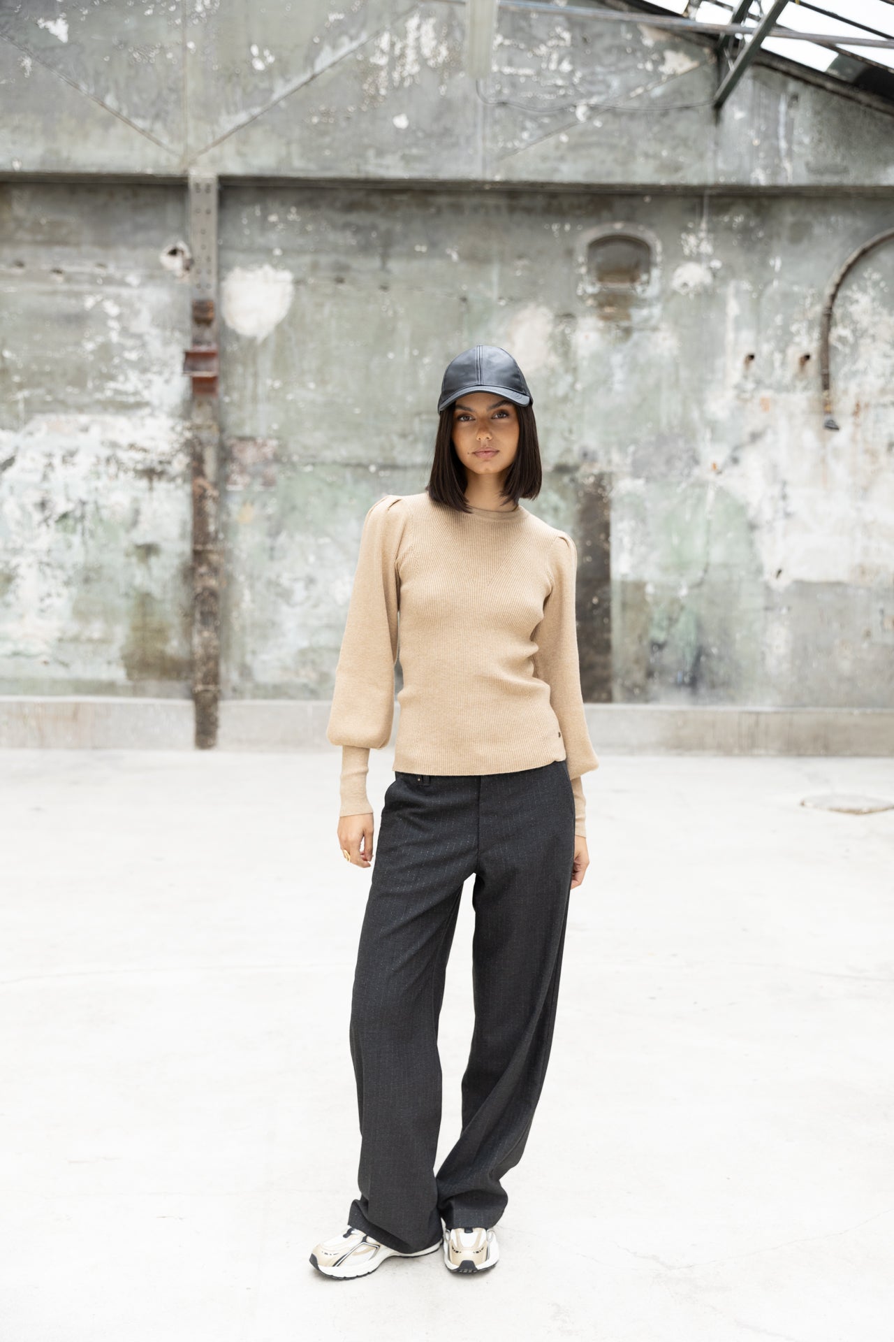 Pull ajusté Femme Pristie Lurex gold | Freeman T. Porter