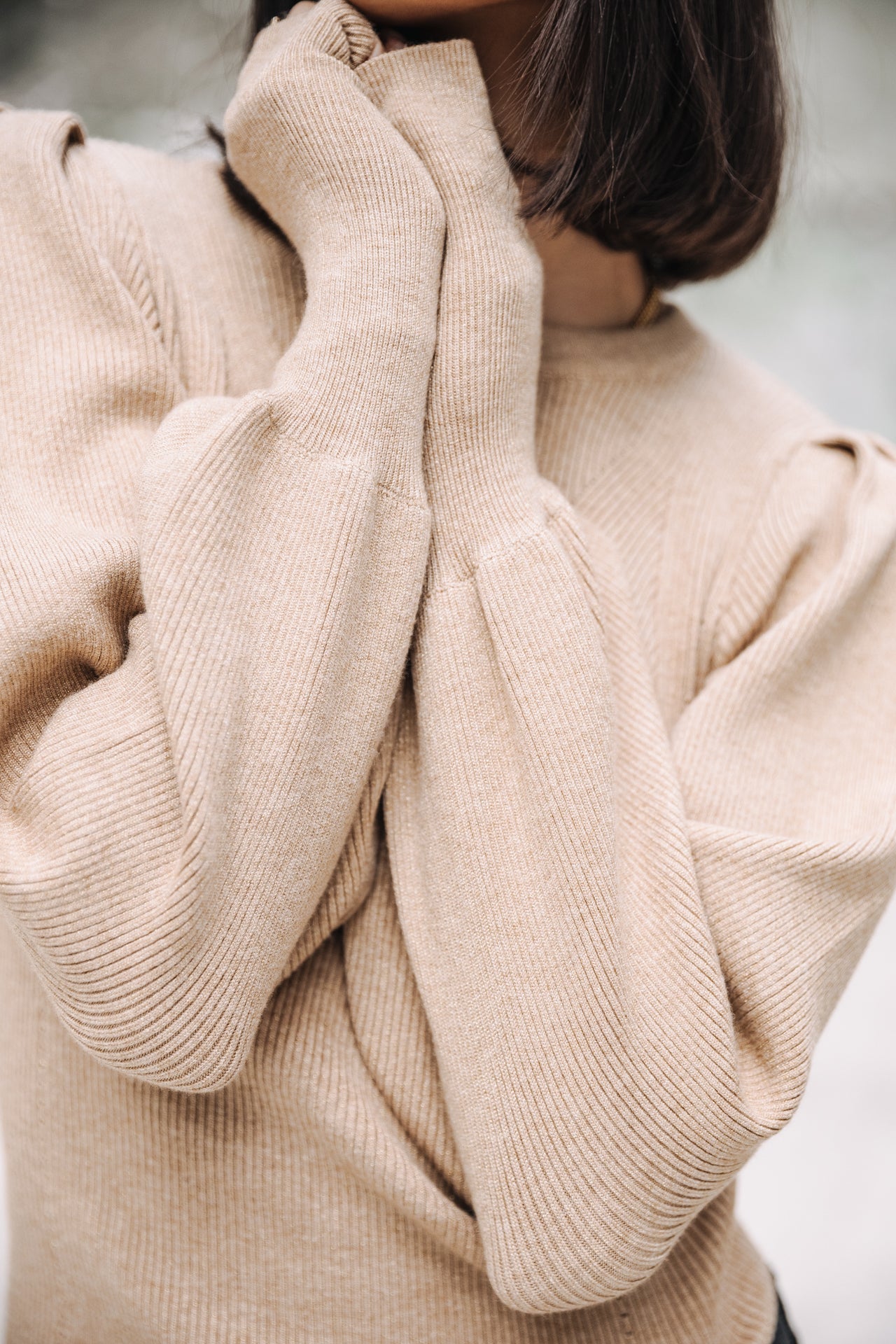 Pull ajusté Femme Pristie Lurex gold | Freeman T. Porter