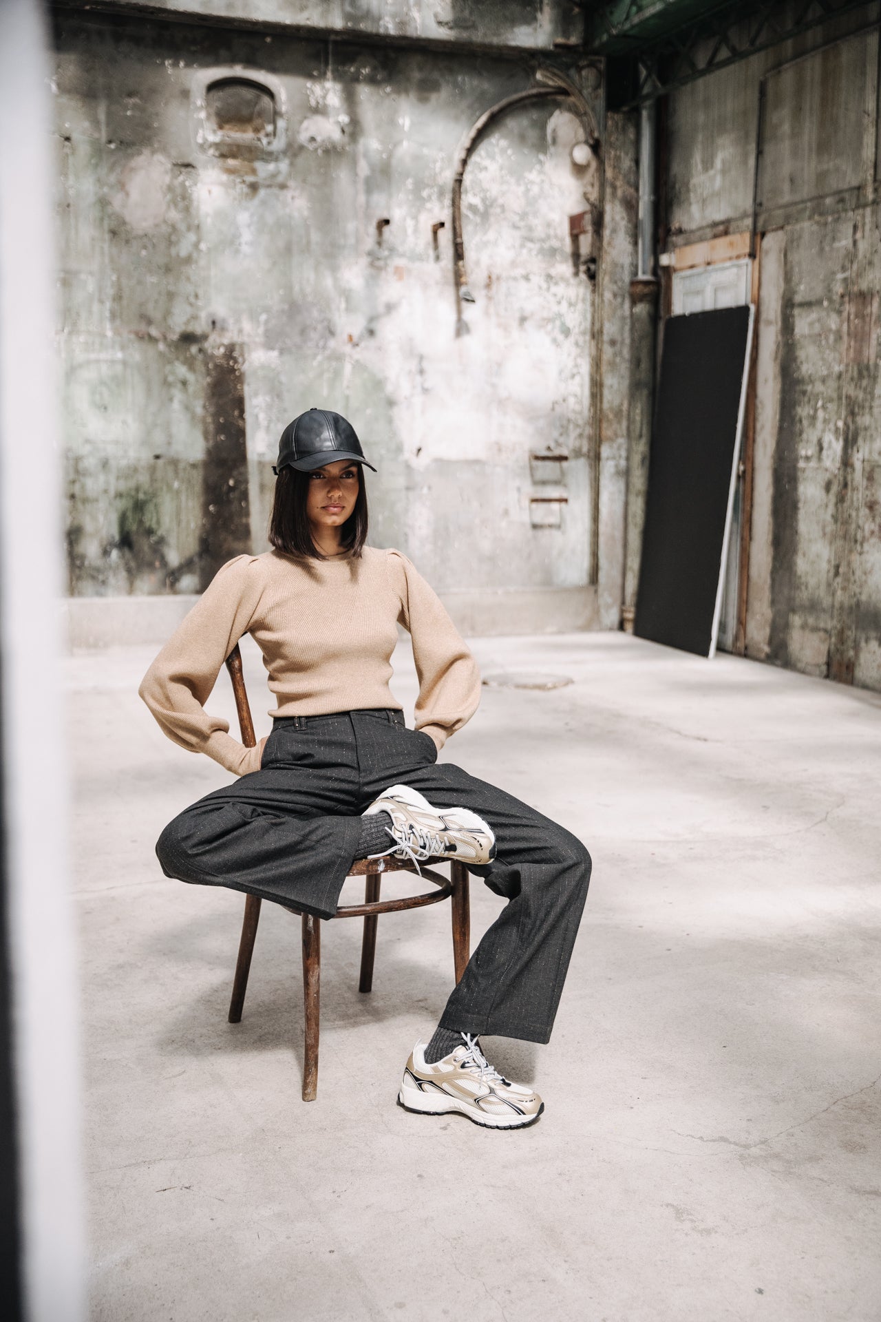 Pull ajusté Femme Pristie Lurex gold | Freeman T. Porter