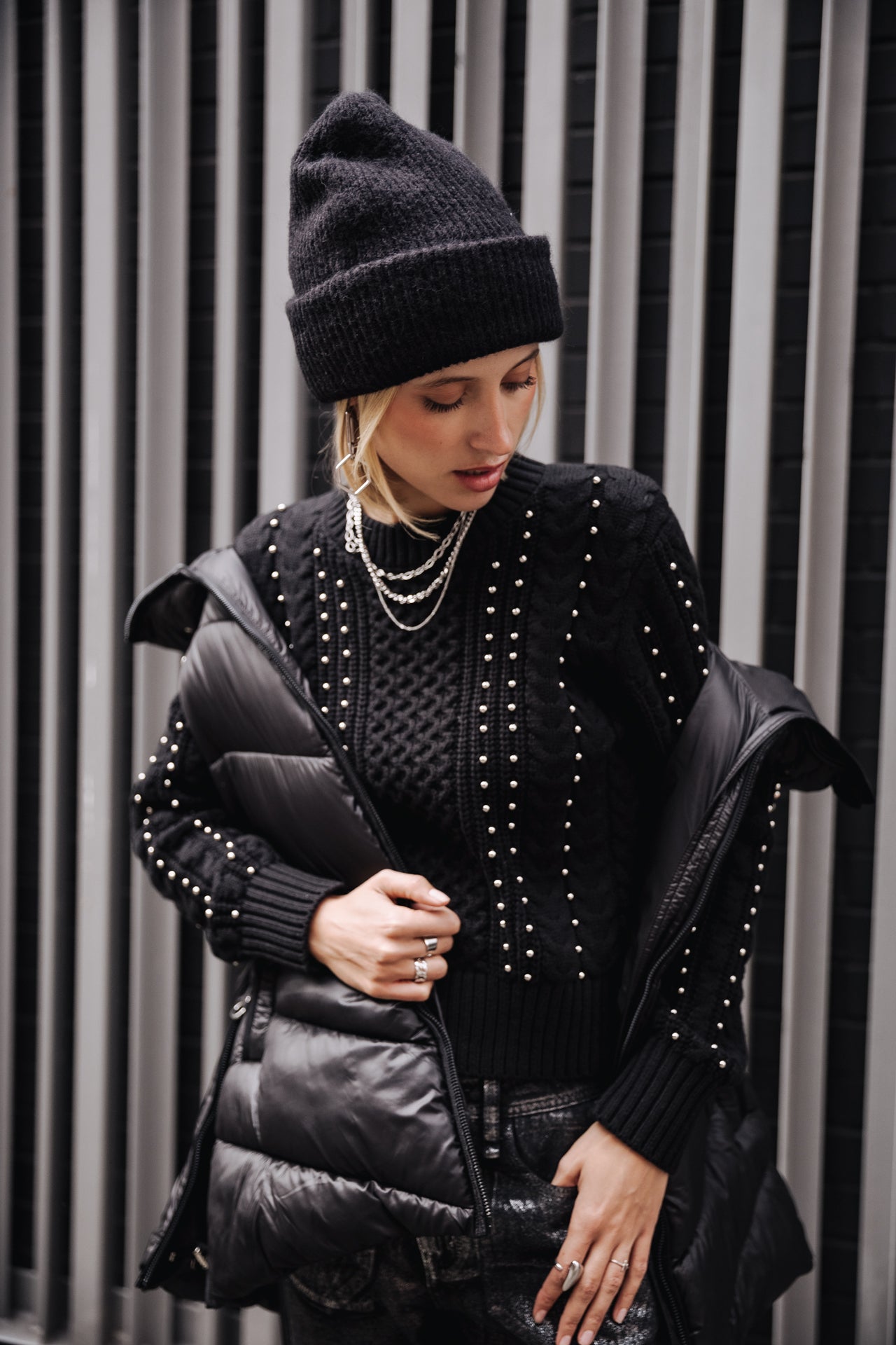 Pull court Femme Pruce black | Freeman T. Porter