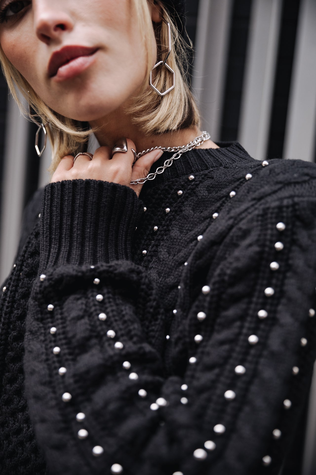 Pull court Femme Pruce black | Freeman T. Porter